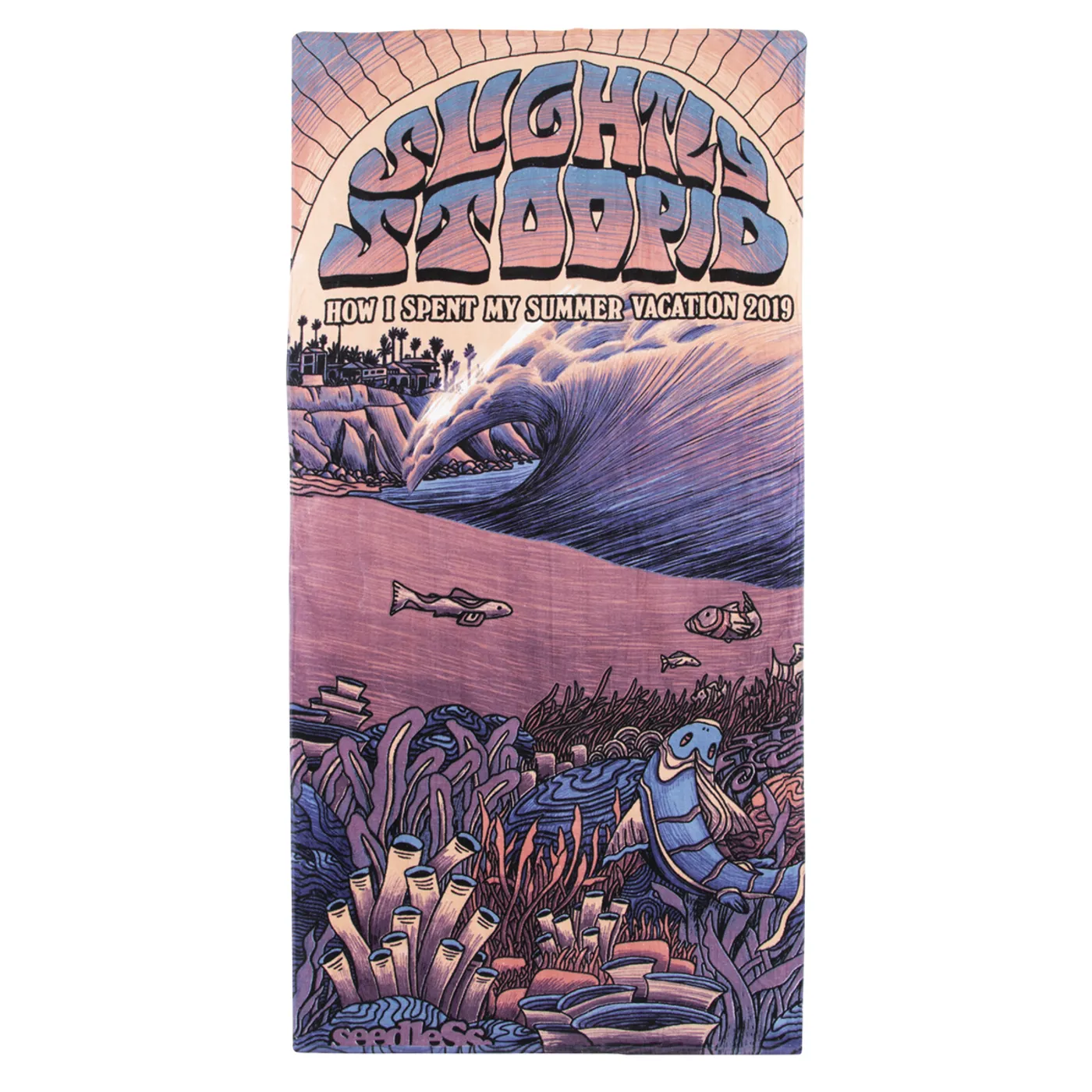 Slightly Stoopid How I Spent My Summer Vacation 2019 Towel