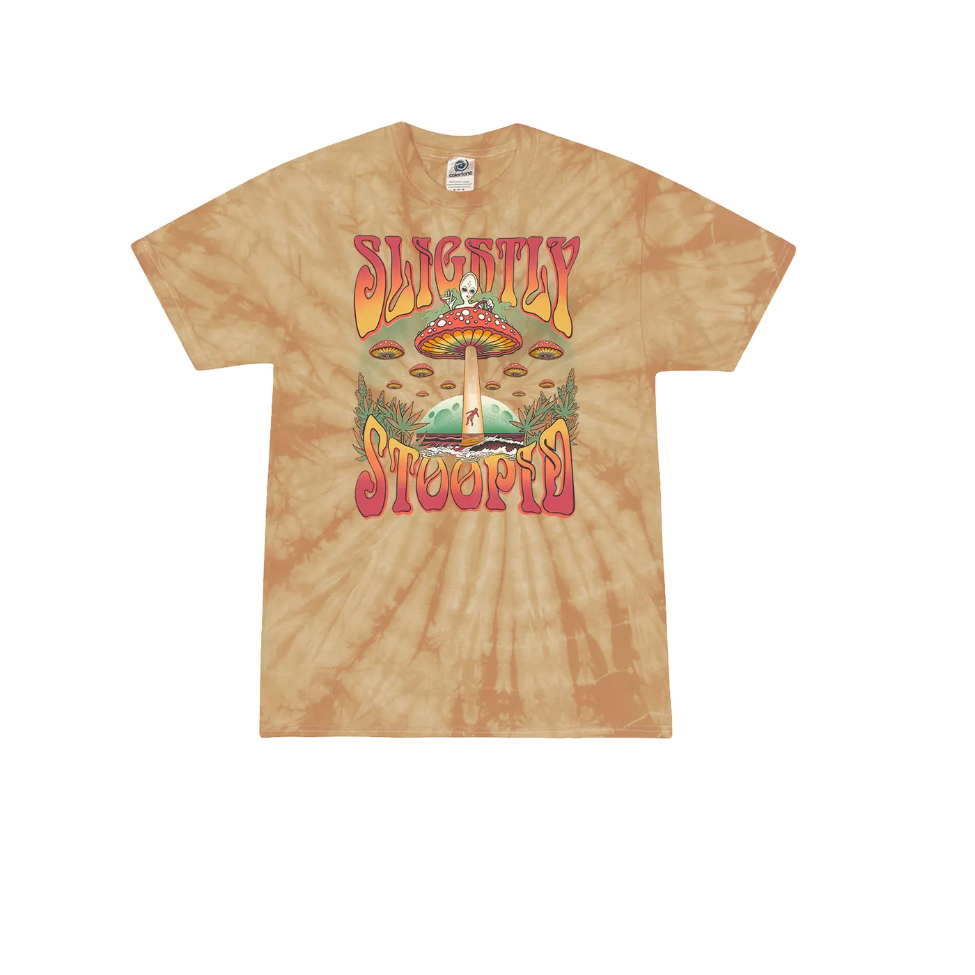 Slightly Stoopid Mushroom UFO Tie Dye Tee