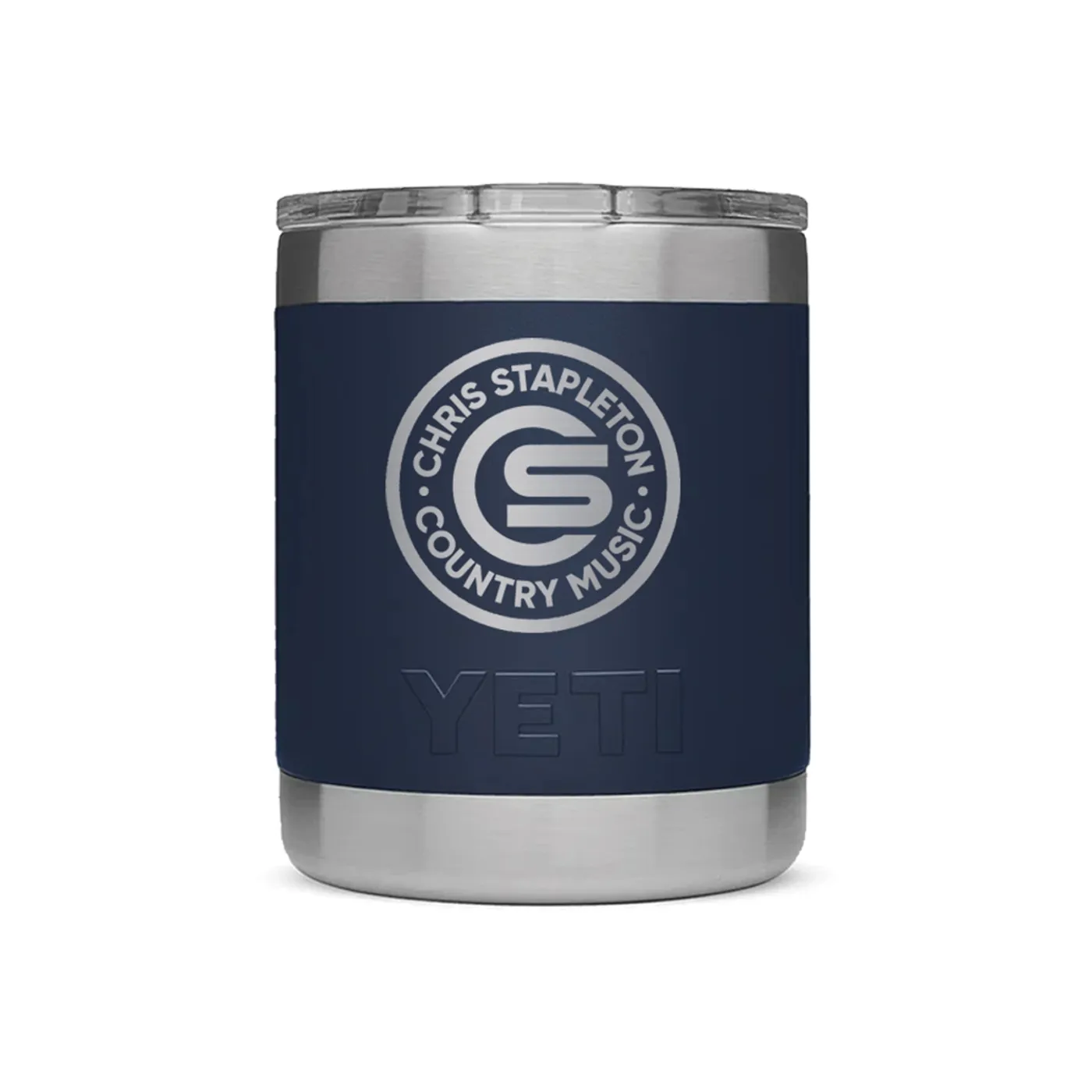 Chris Stapleton Navy 10 oz Yeti Rambler Lowball with Lid
