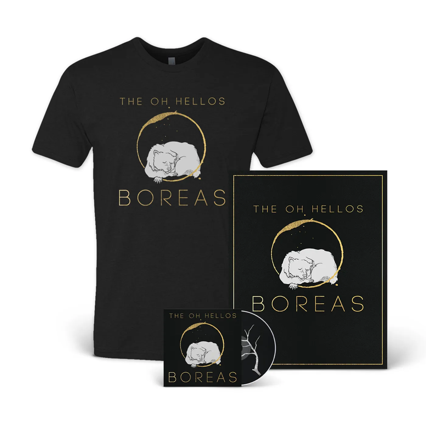 The Oh Hellos Boreas - CD + T-shirt + Signed Poster