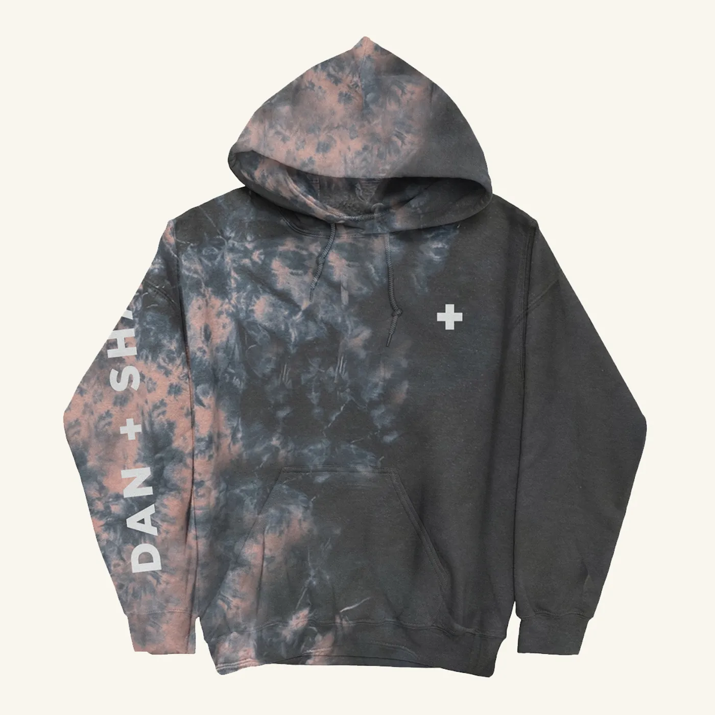 Dan + Shay Tie Dye Dateback Hoodie