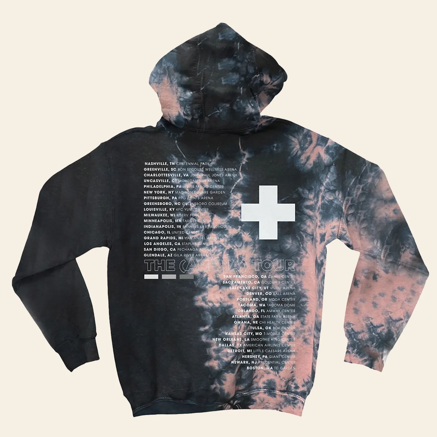 Dan + Shay TIE DYE DATEBACK HOODIE 2021