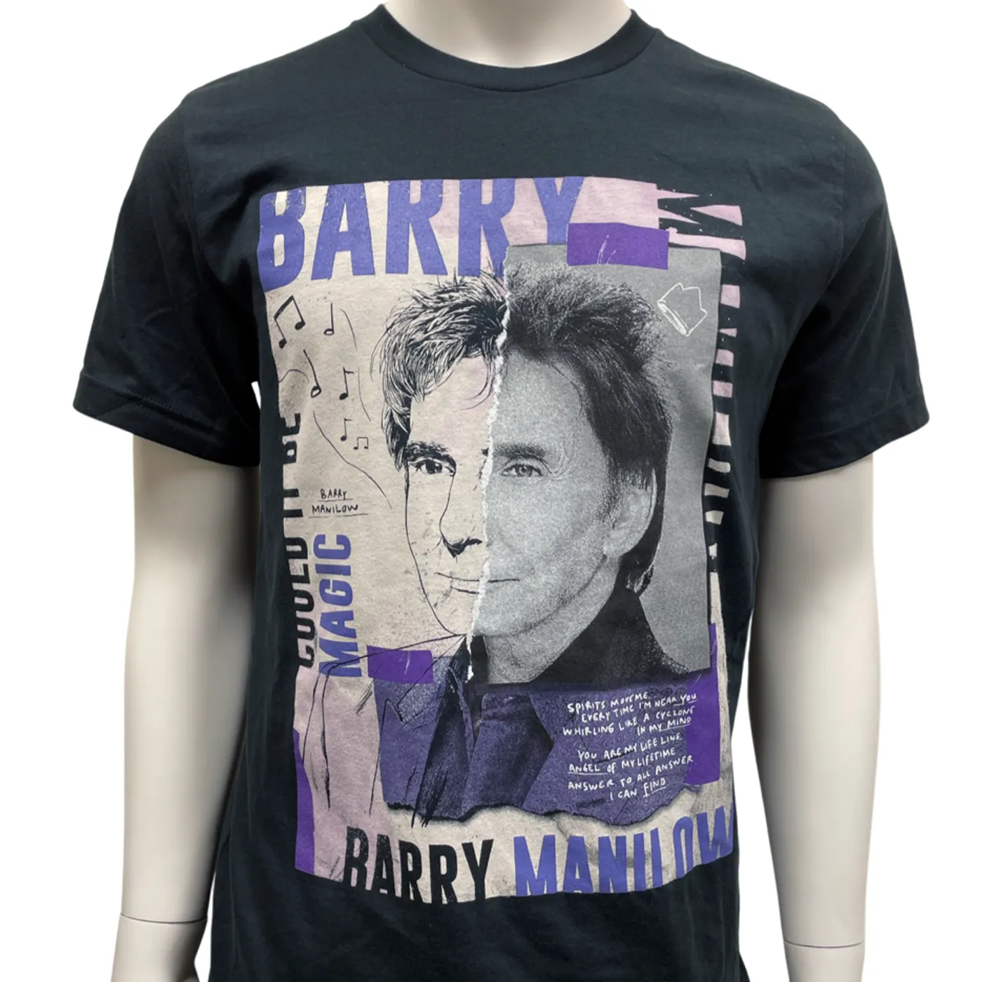 Barry Manilow MANILOW Collage Pic Tee