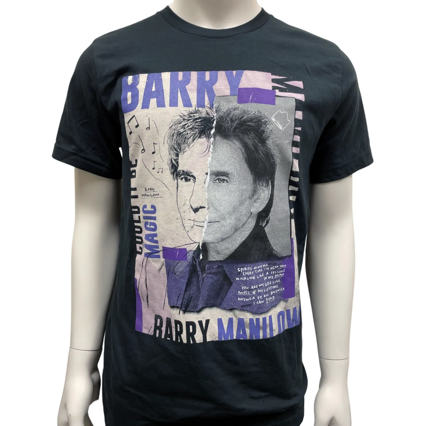 Barry Manilow MANILOW Collage Pic Tee