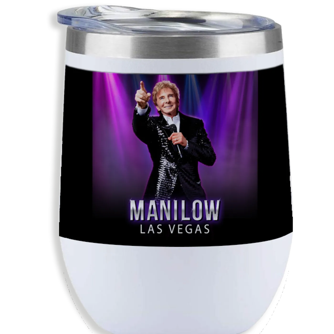 Barry Manilow MANILOW Las Vegas Wine Tumbler