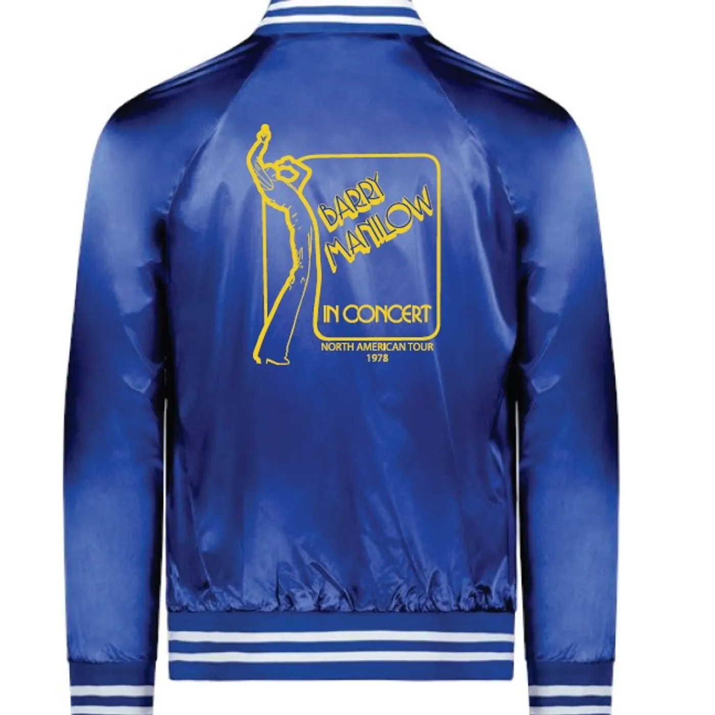 Barry Manilow Manilow 1978 Tour Baseball Jacket