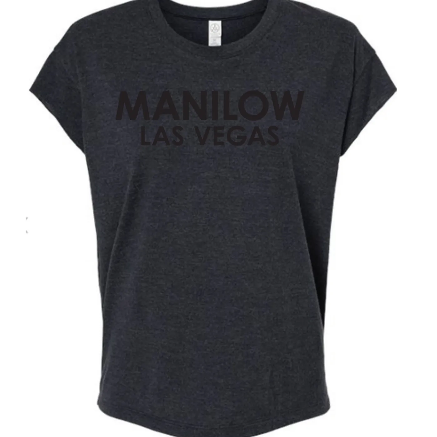 Barry Manilow Manilow Black Out Raw Edge Tank