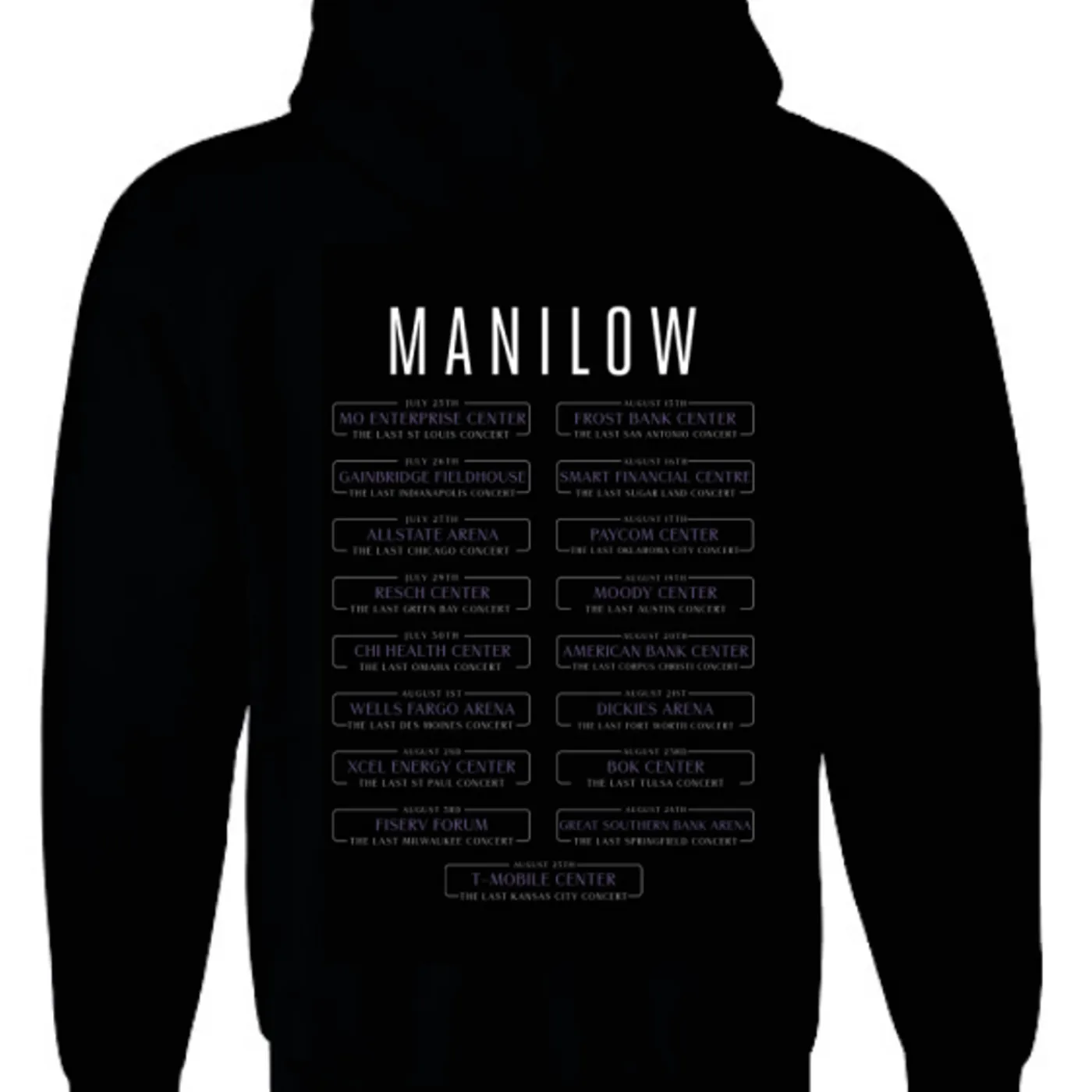 Barry Manilow Manilow '24 Tour Hoodie