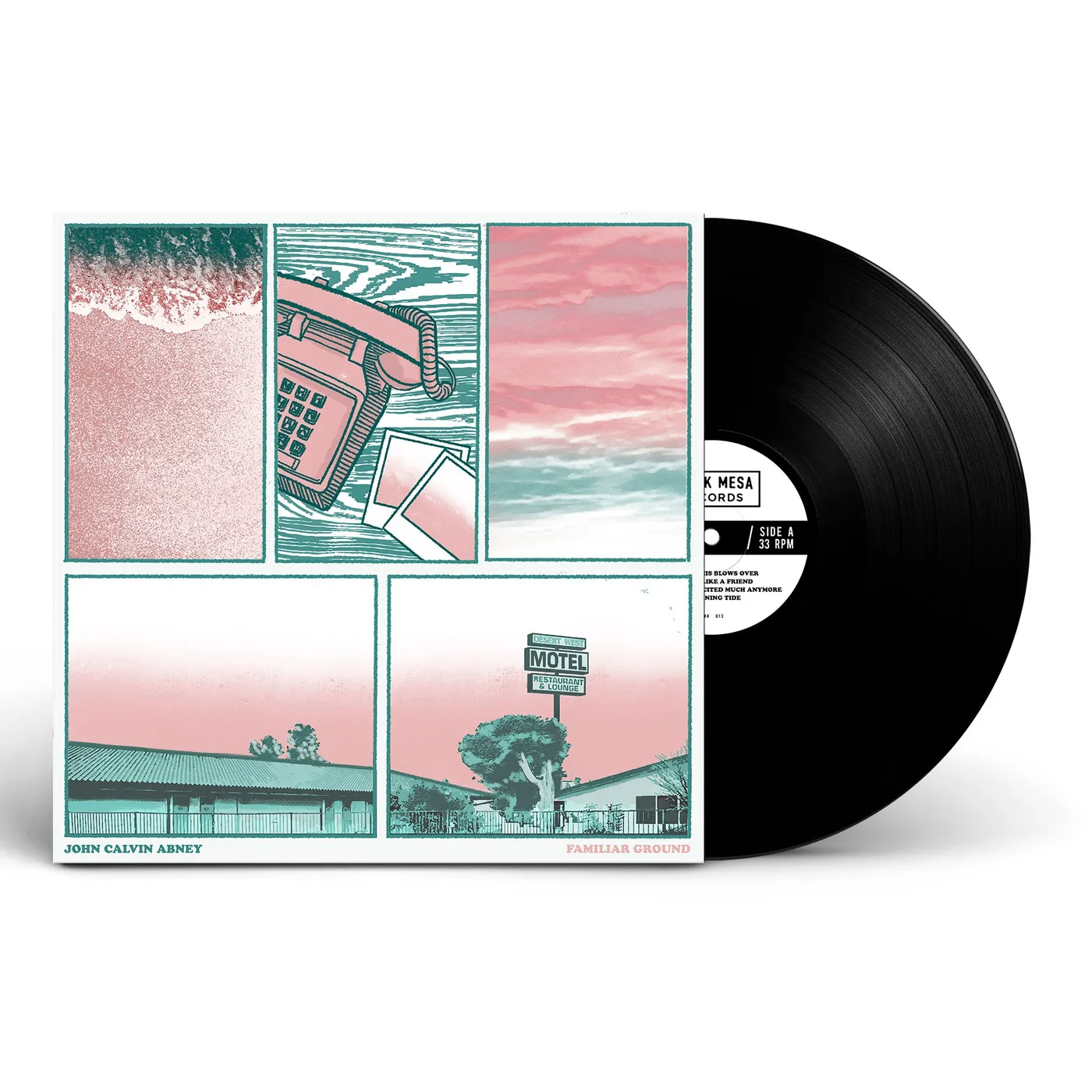 John Calvin Abney Familiar Ground 12"LP (Black vinyl)