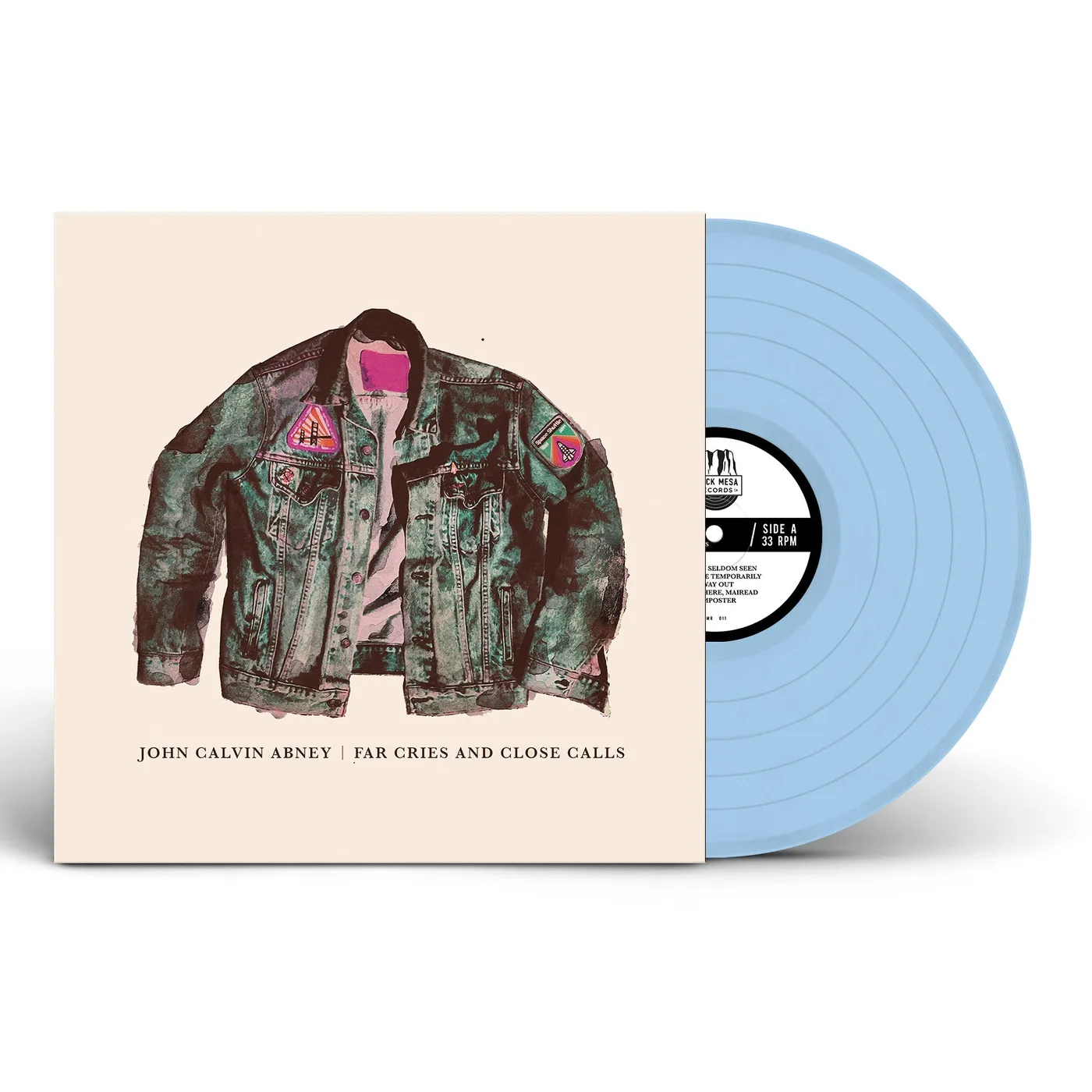 John Calvin Abney Far Cries and Close Calls 12"LP (Baby Blue vinyl) (Blemished)