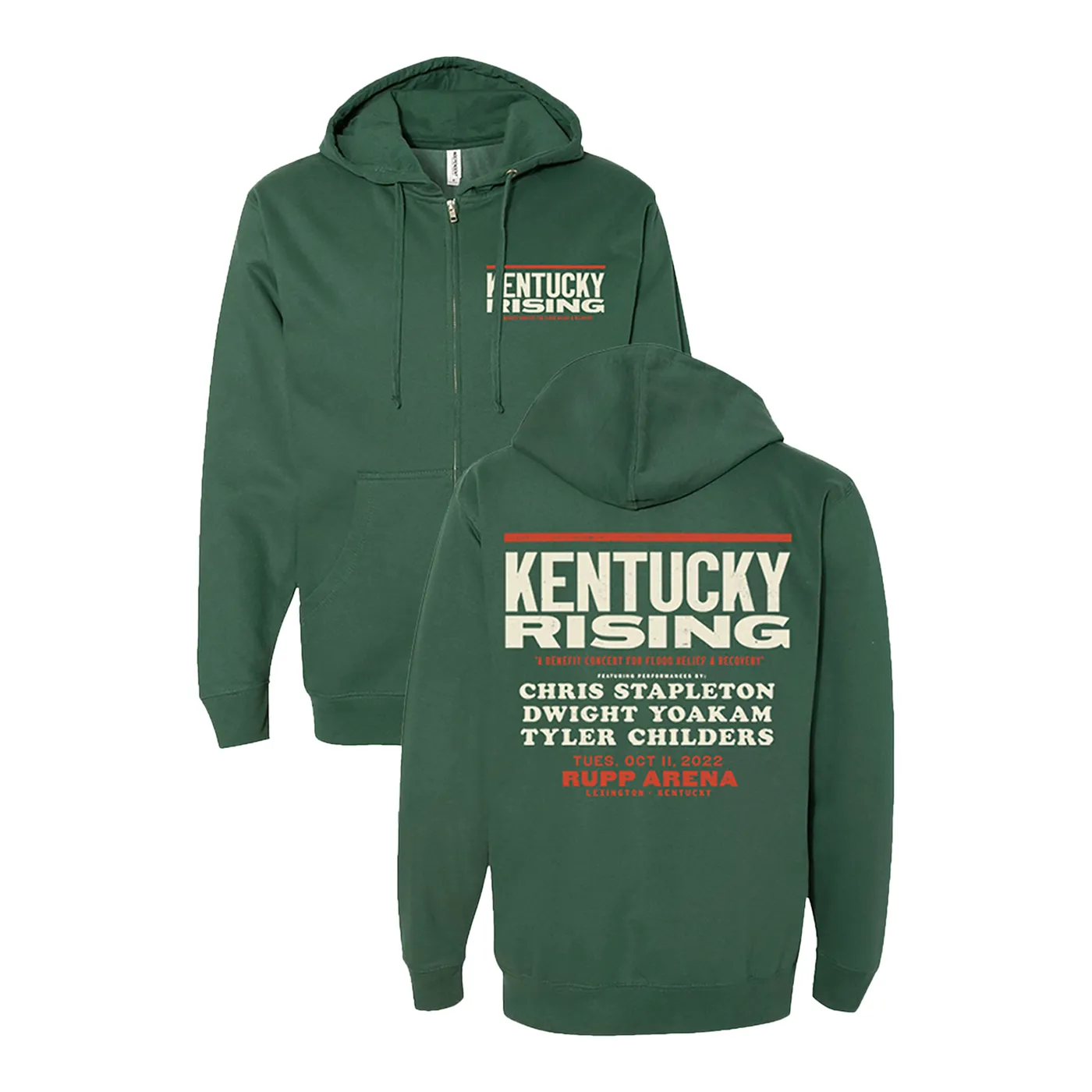 Chris Stapleton Kentucky Rising Zip Hoodie