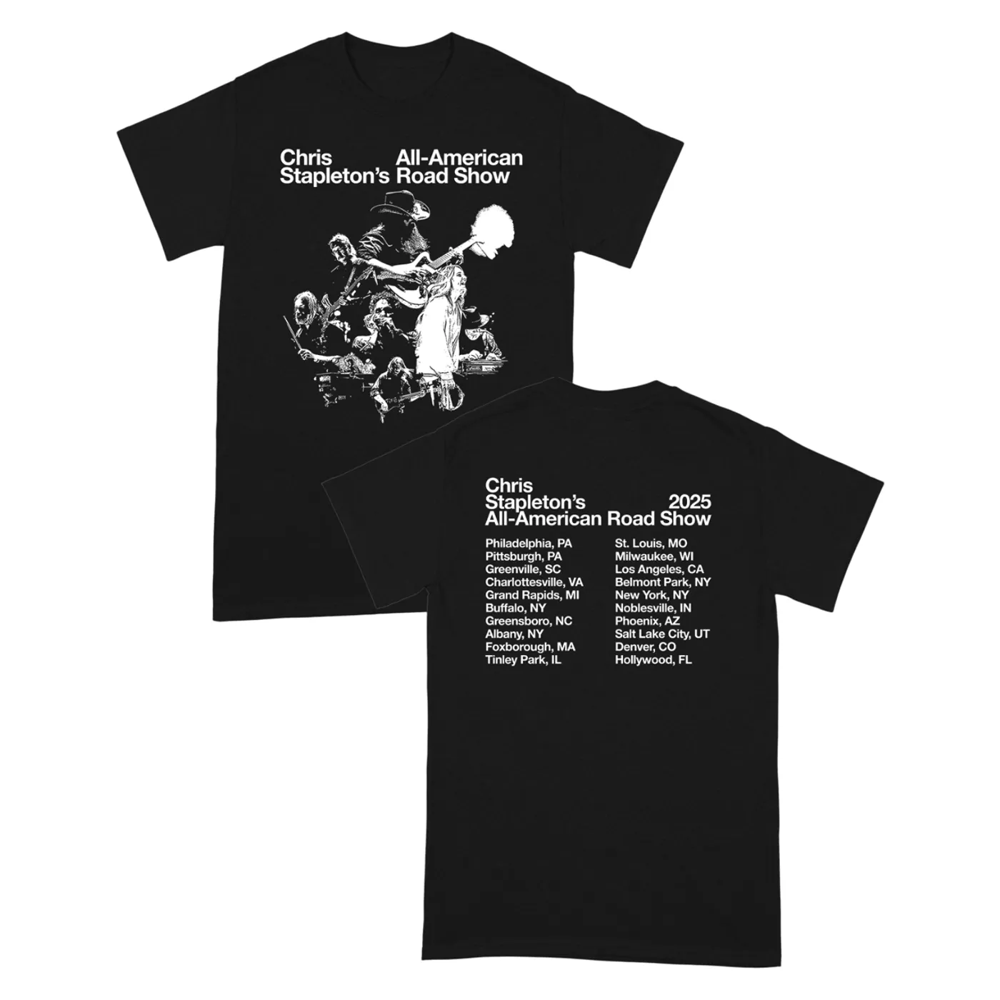Chris Stapleton 2025 Tour Admat Tee