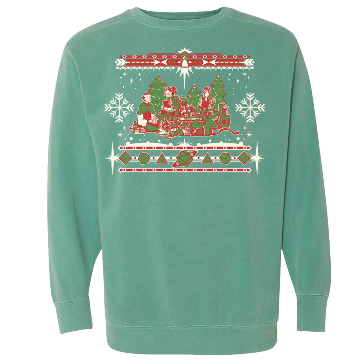 Glass Cannon Network GCP Campaign Two Ugly Christmas Sweater