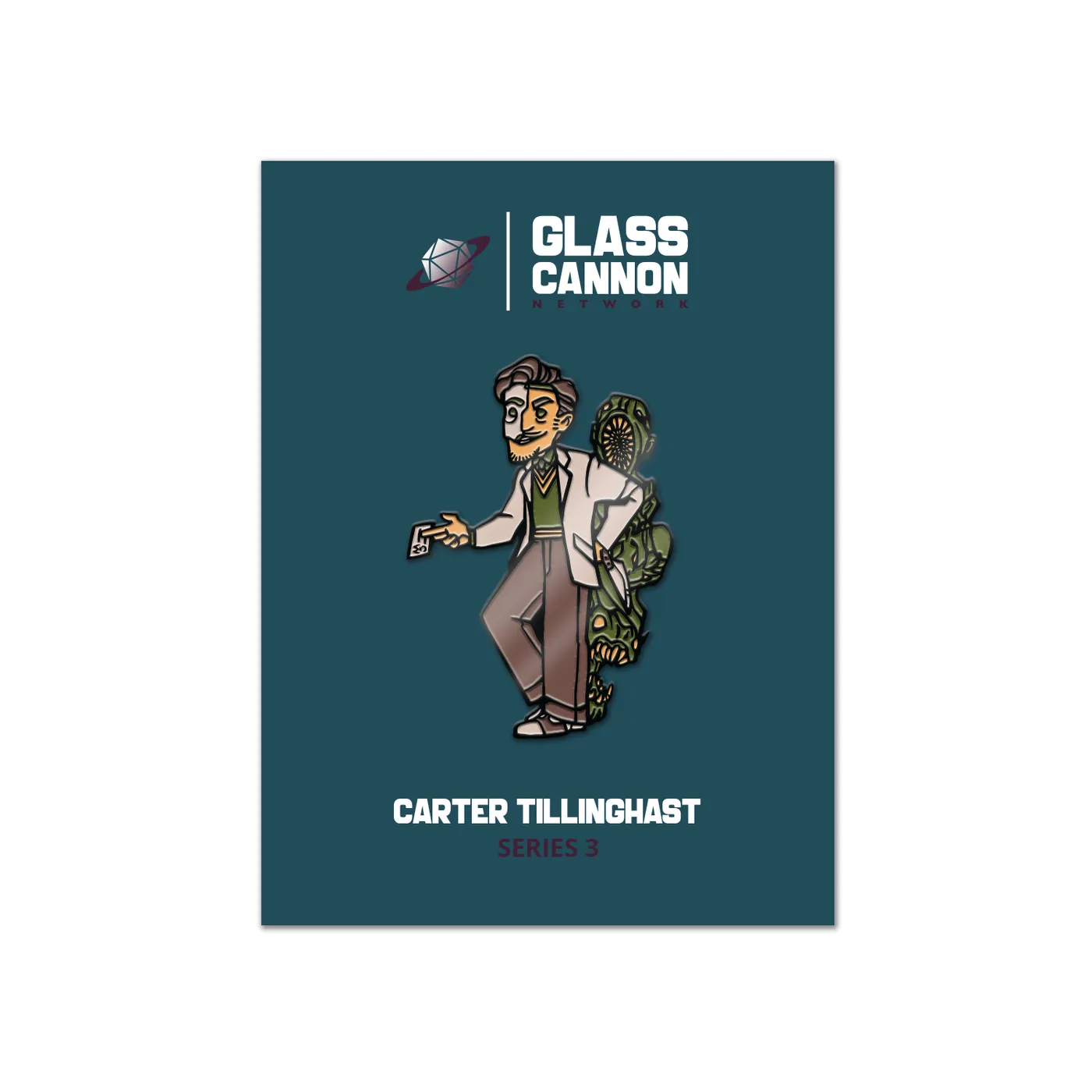Glass Cannon Network Carter Tillinghast Pin