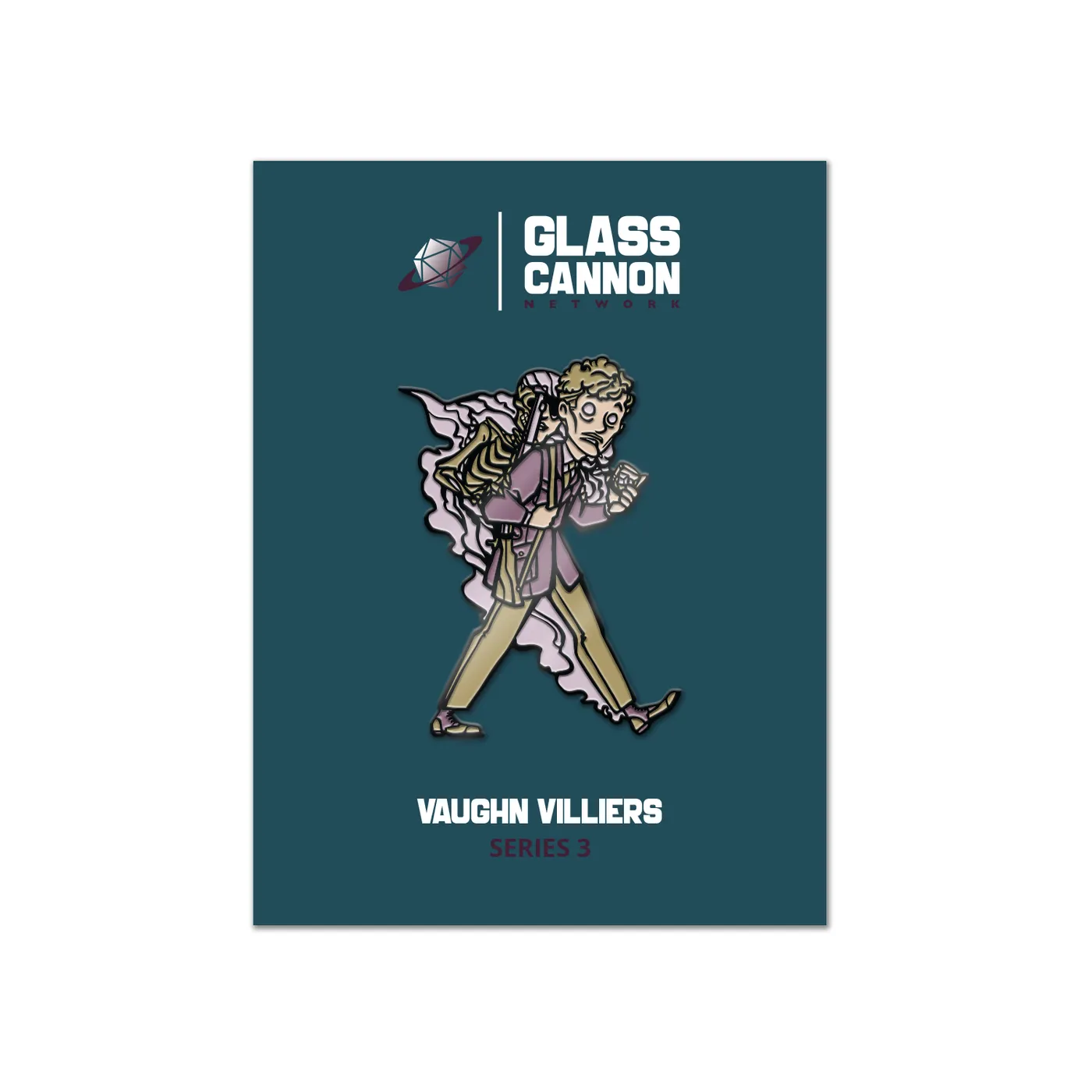 Glass Cannon Network Vaughn Villiers Pin