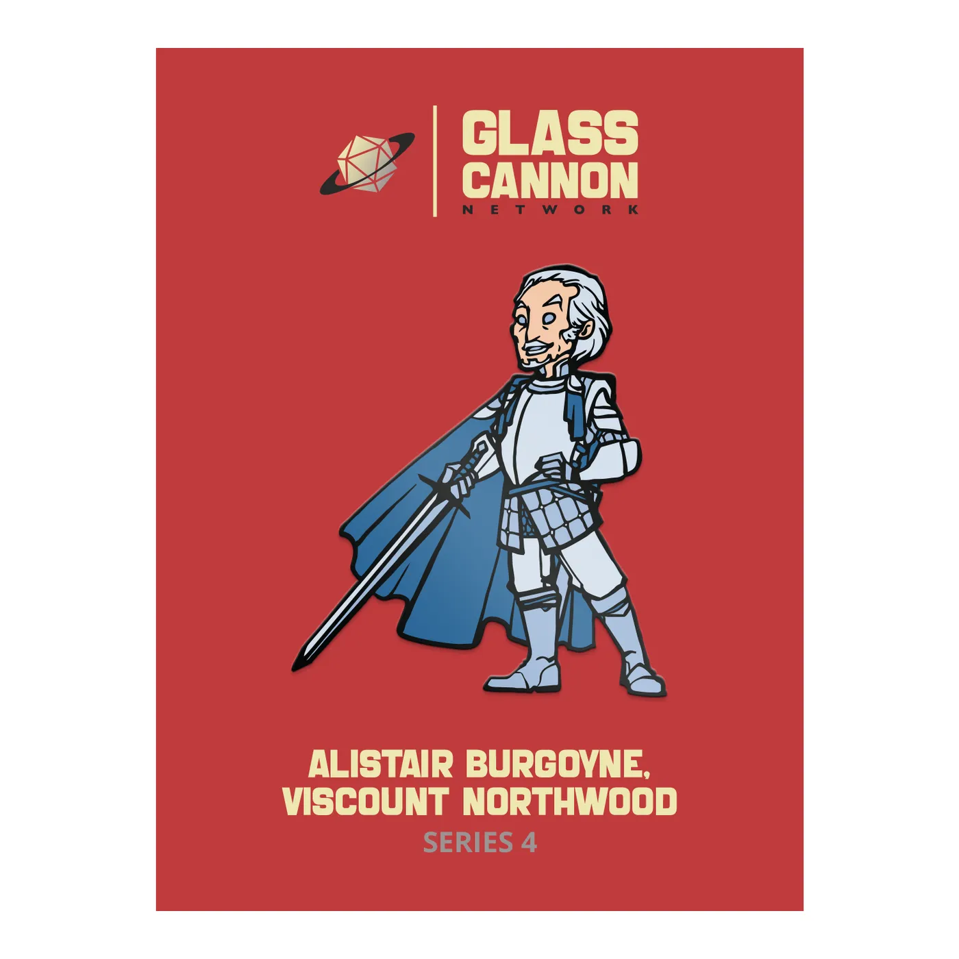 Glass Cannon Network Alistair Pin
