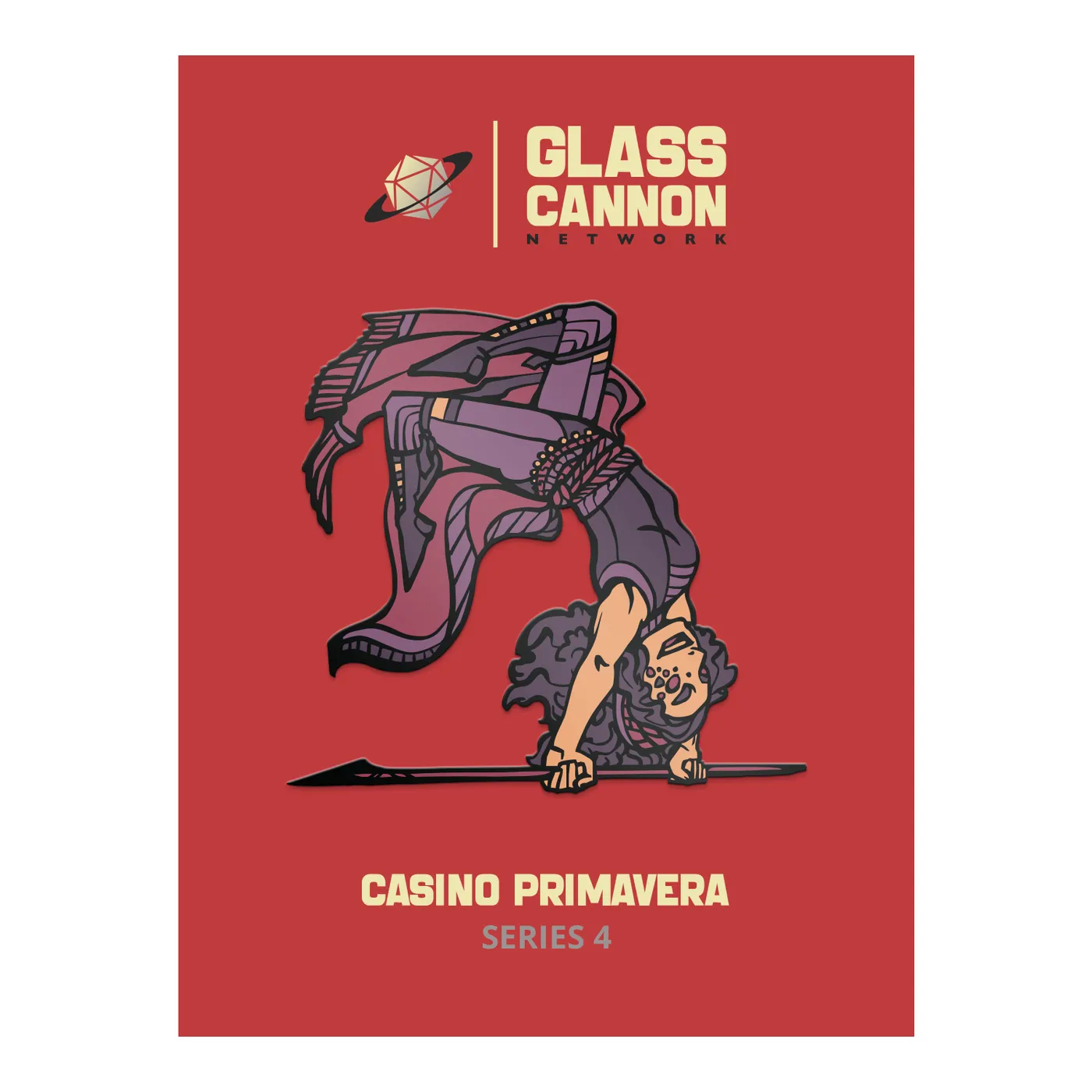 Glass Cannon Network Casino Pin