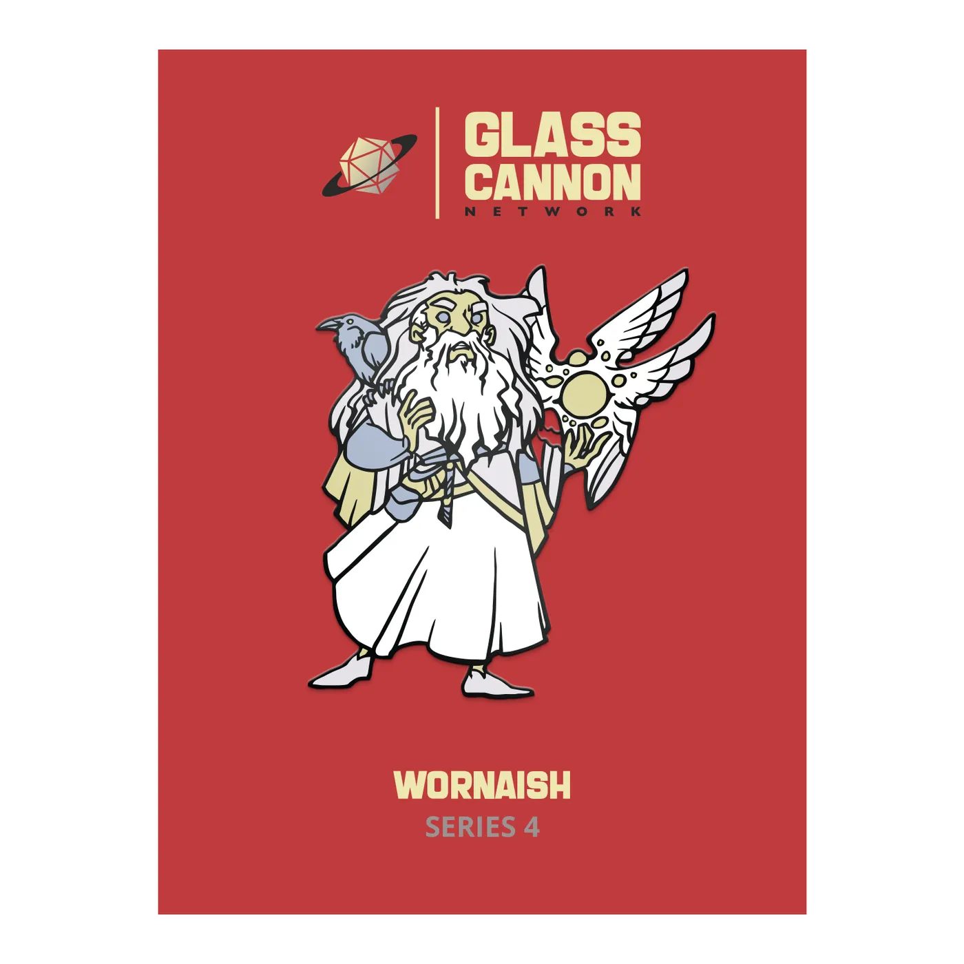 Glass Cannon Network Wornaish Pin