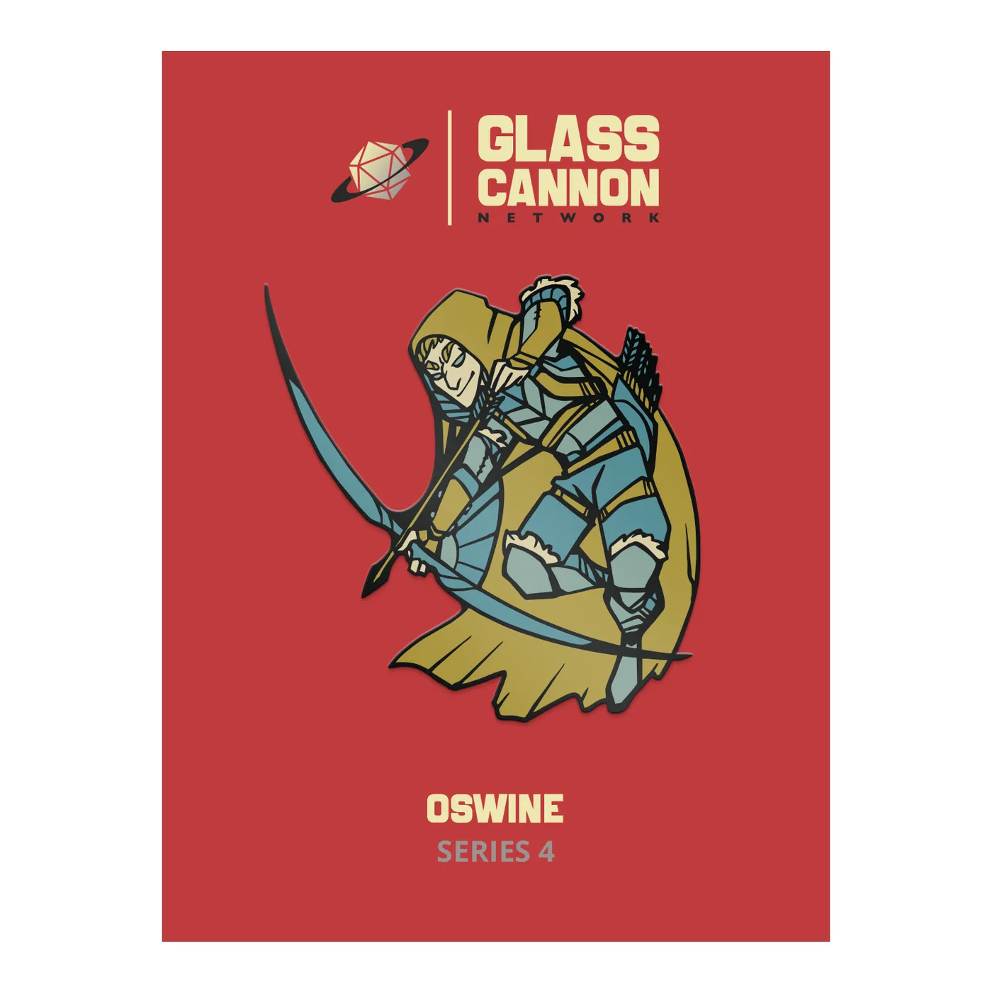 Glass Cannon Network Oswine Pin
