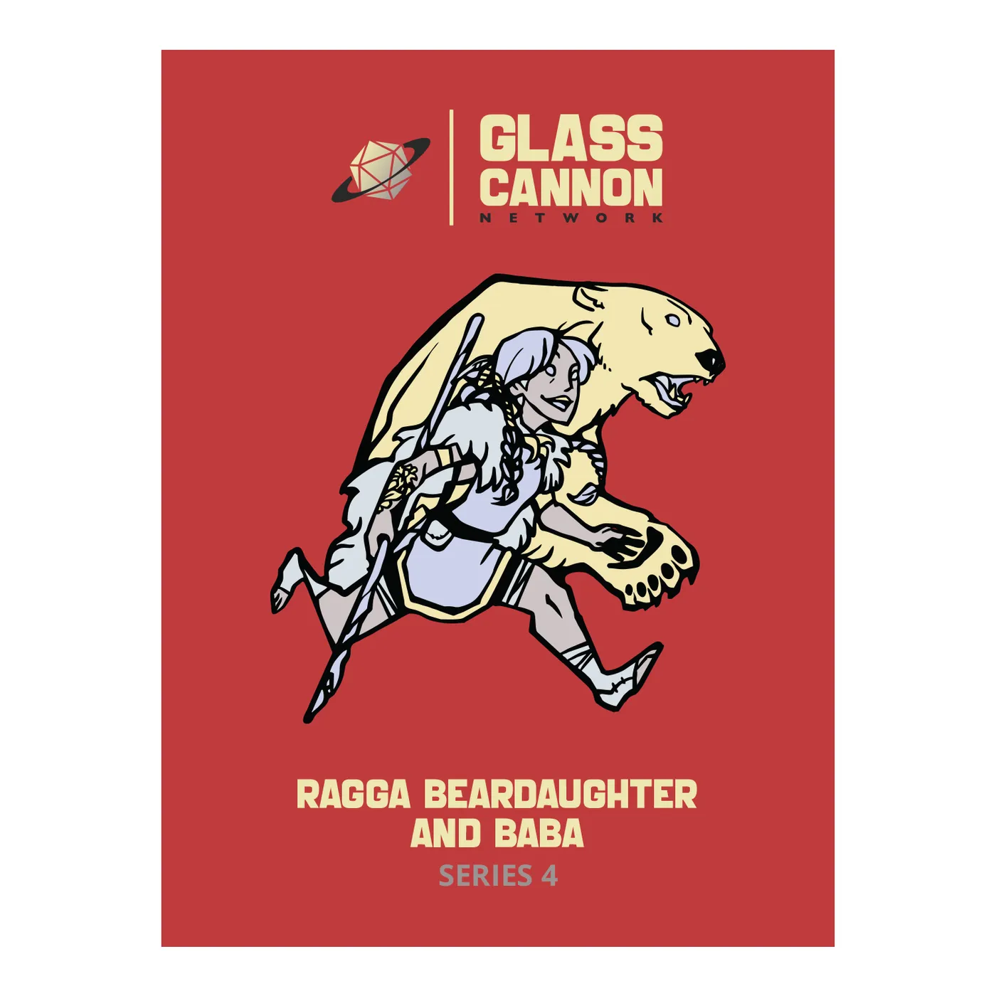 Glass Cannon Network Ragga Pin