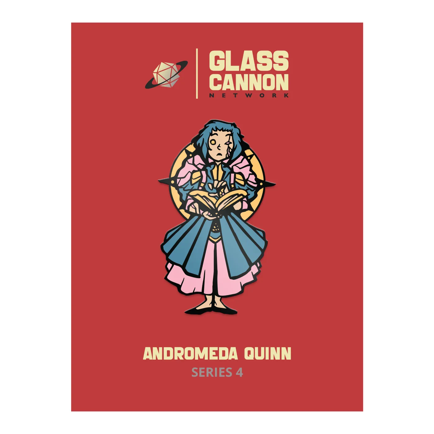 Glass Cannon Network Andromeda Pin