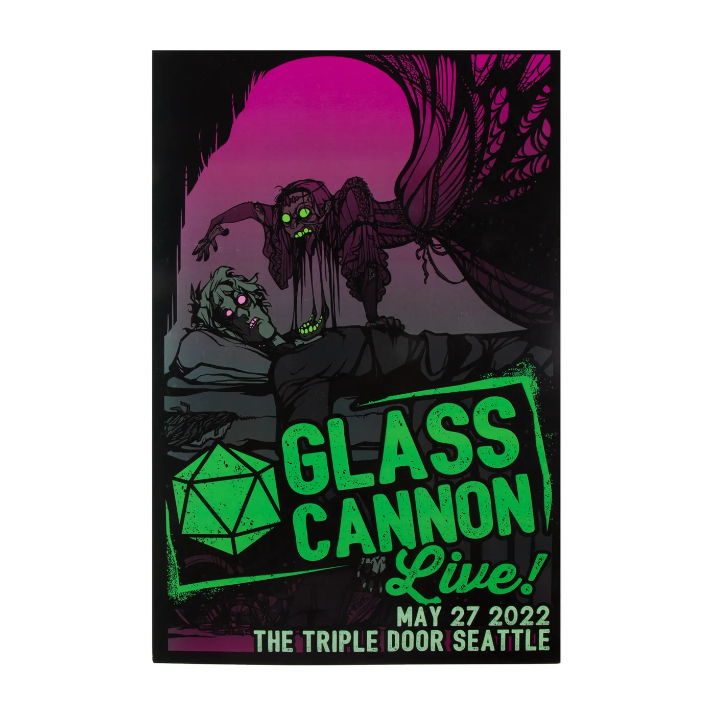 Glass Cannon Network The Triple Door Seattle, WA 5/27/22 Poster