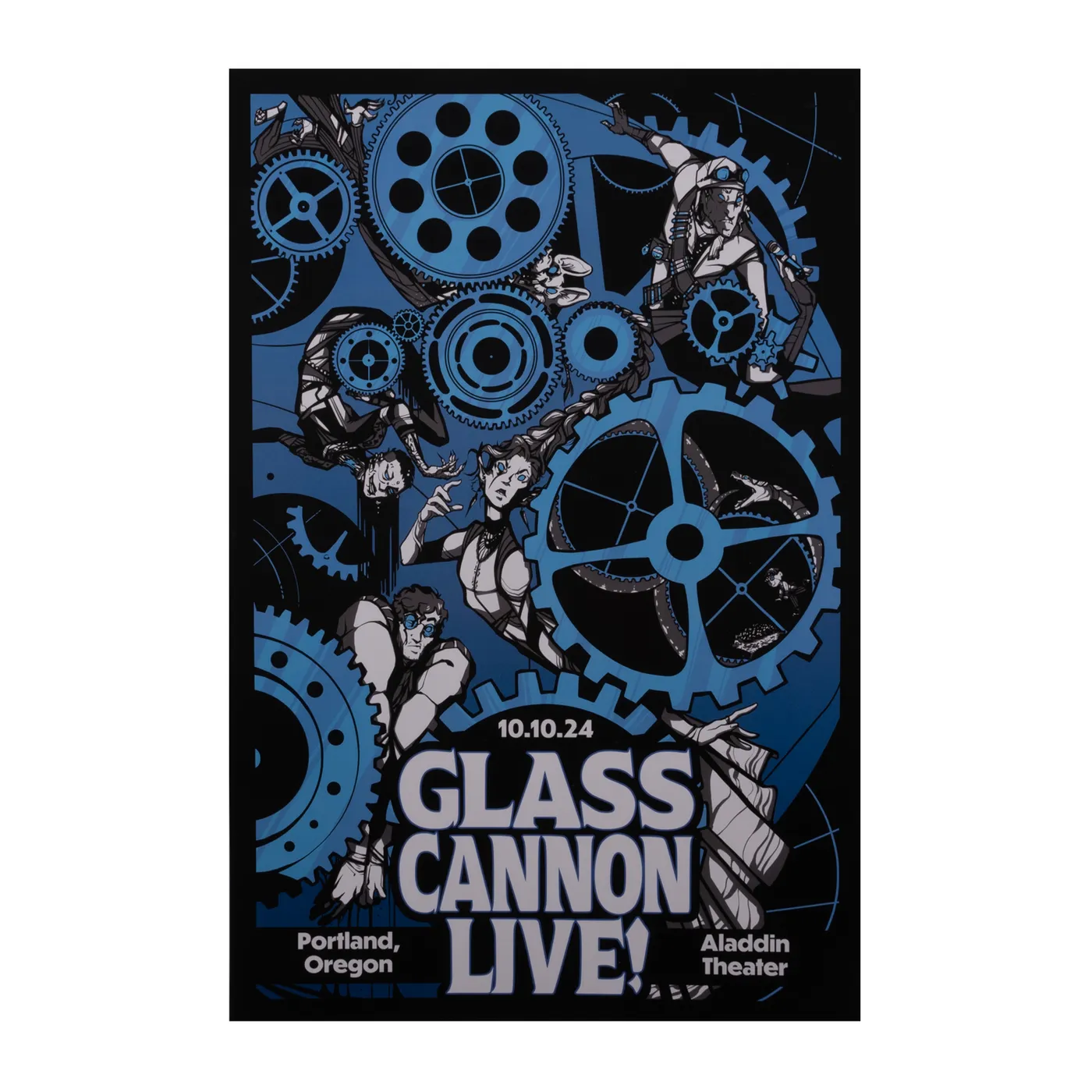 Glass Cannon Network Aladdin Theatre, Portland, OR, 10/10/24 Poster