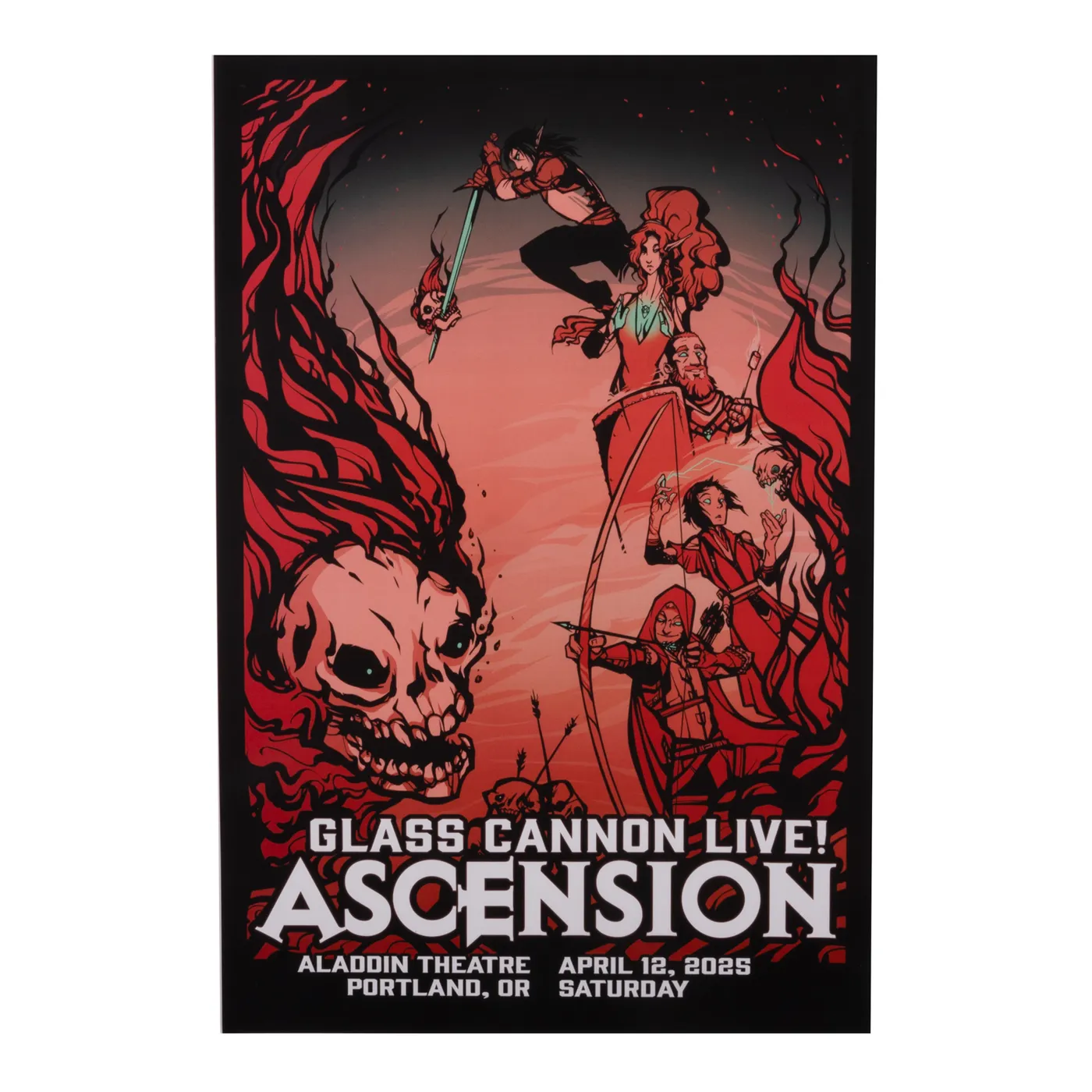 Glass Cannon Network Aladdin Theatre, Portland, OR, 04/12/25 Poster