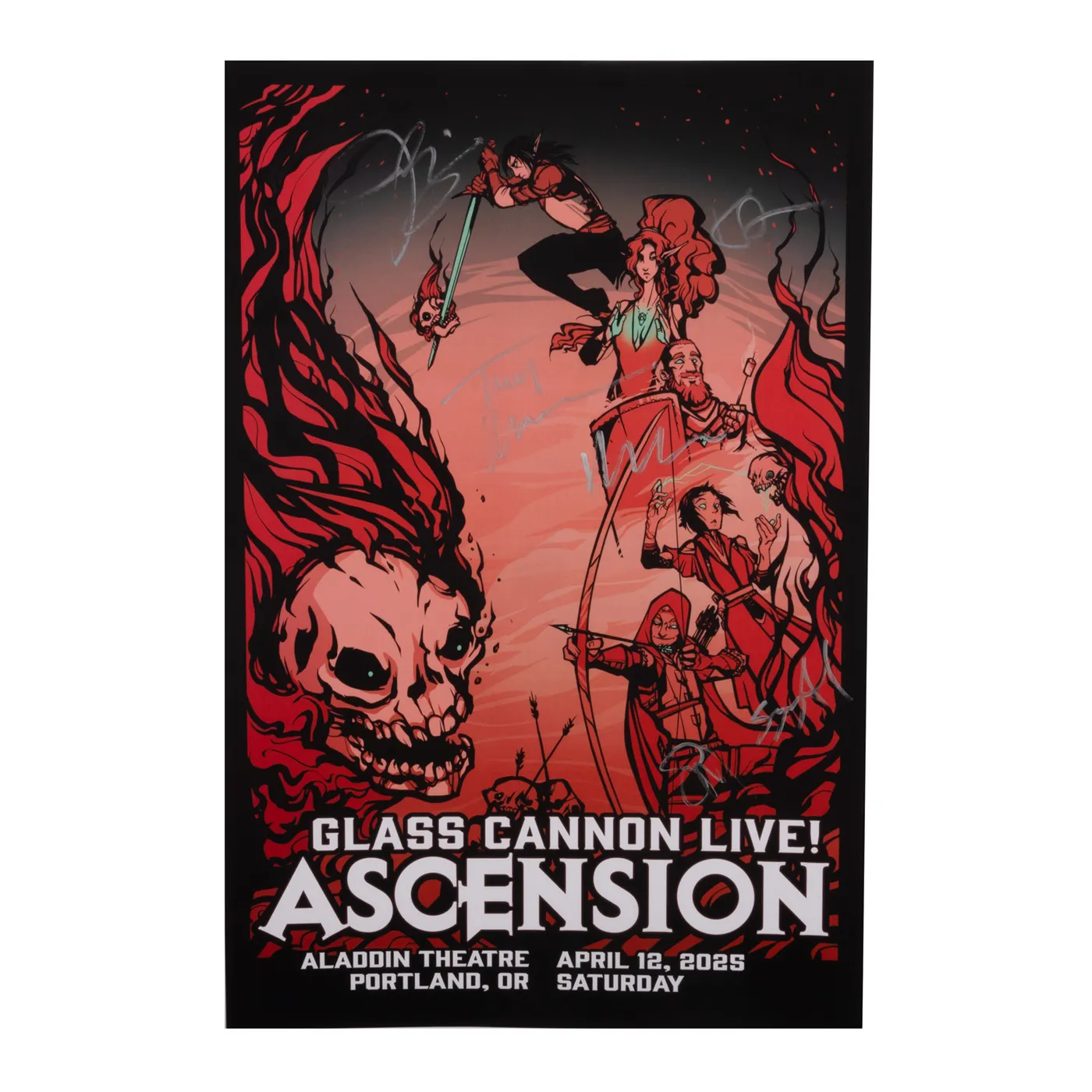 Glass Cannon Network Aladdin Theatre, Portland, OR, 04/12/25 Poster