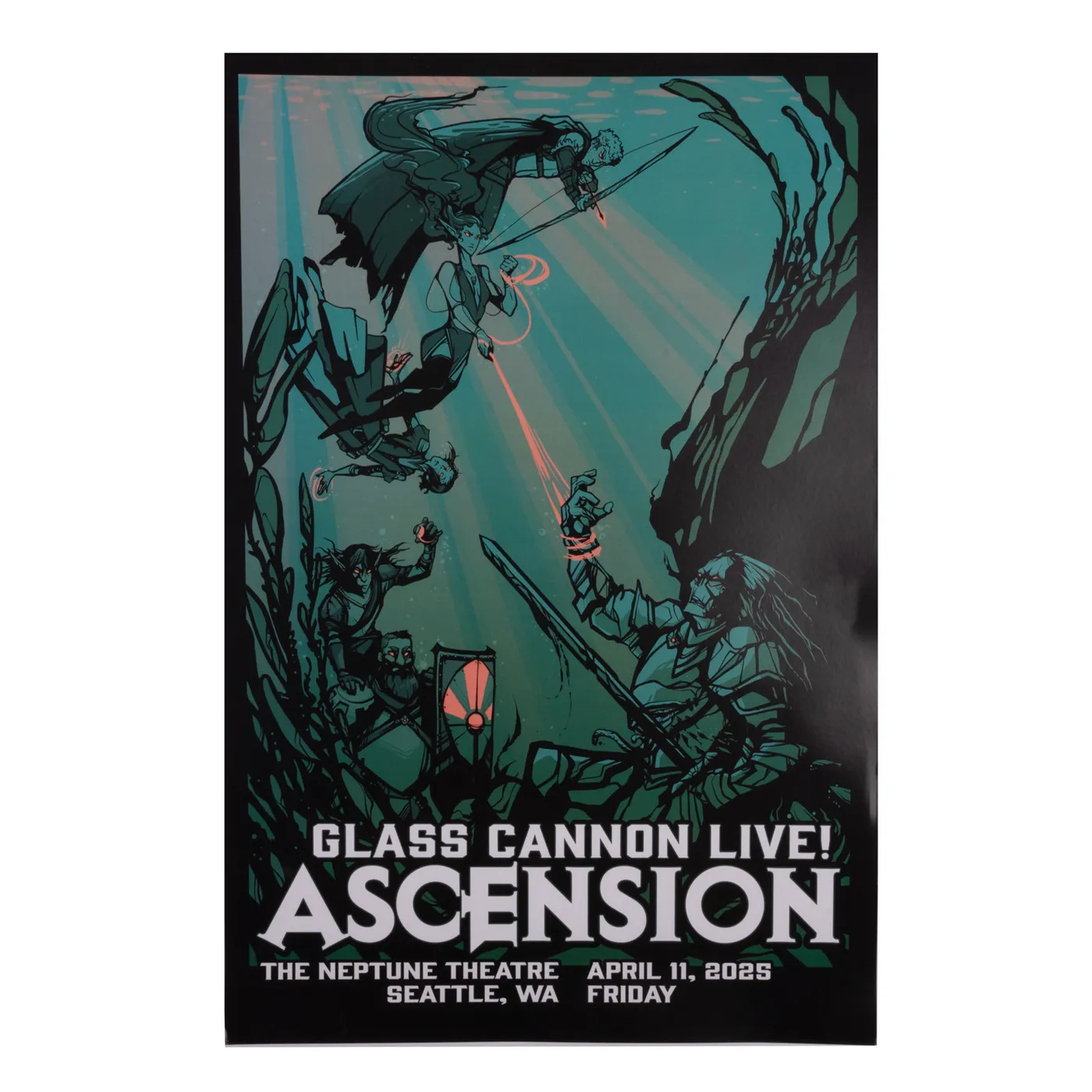 Glass Cannon Network Neptune Theatre, Seattle, WA 04/11/25 Poster