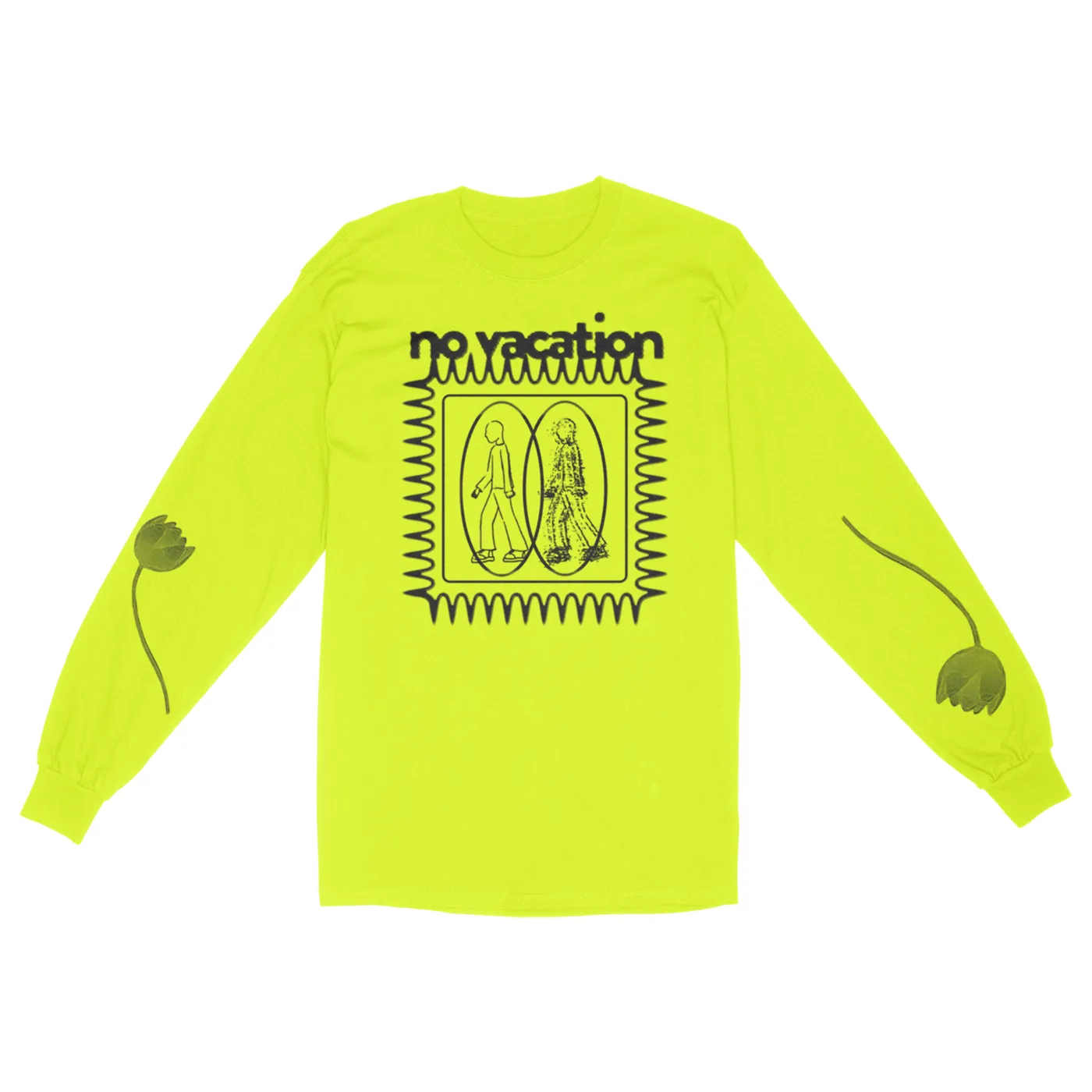 No Vacation Walking Long Sleeve (Green)