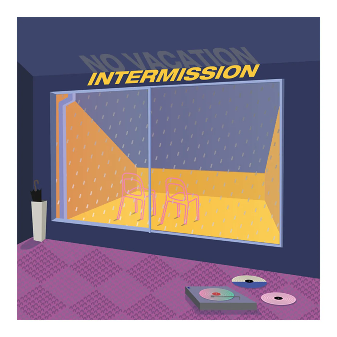No Vacation Intermission Pink + Yellow 12” EP Vinyl