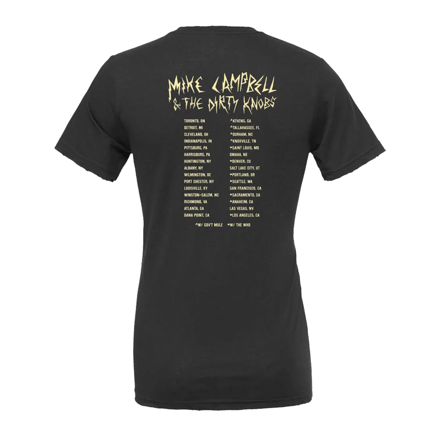 Mike Campbell & The Dirty Knobs Limited Edition 2022 Tour Tee