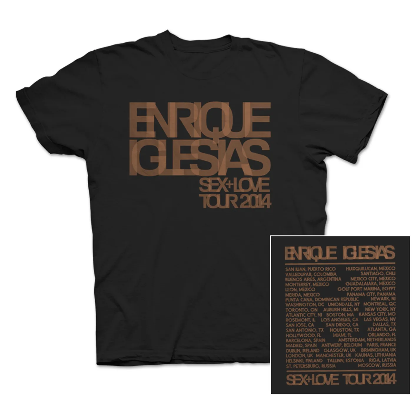 Enrique Iglesias Enrique 2014 Tour Shirt