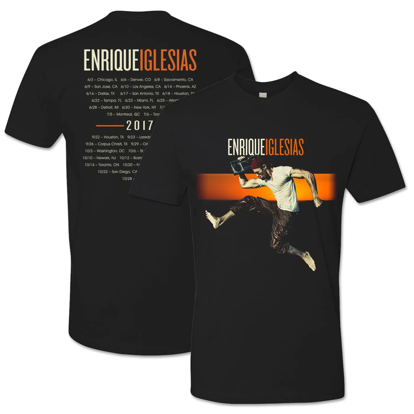 Enrique Iglesias Enrique 2017 Tour Shirt