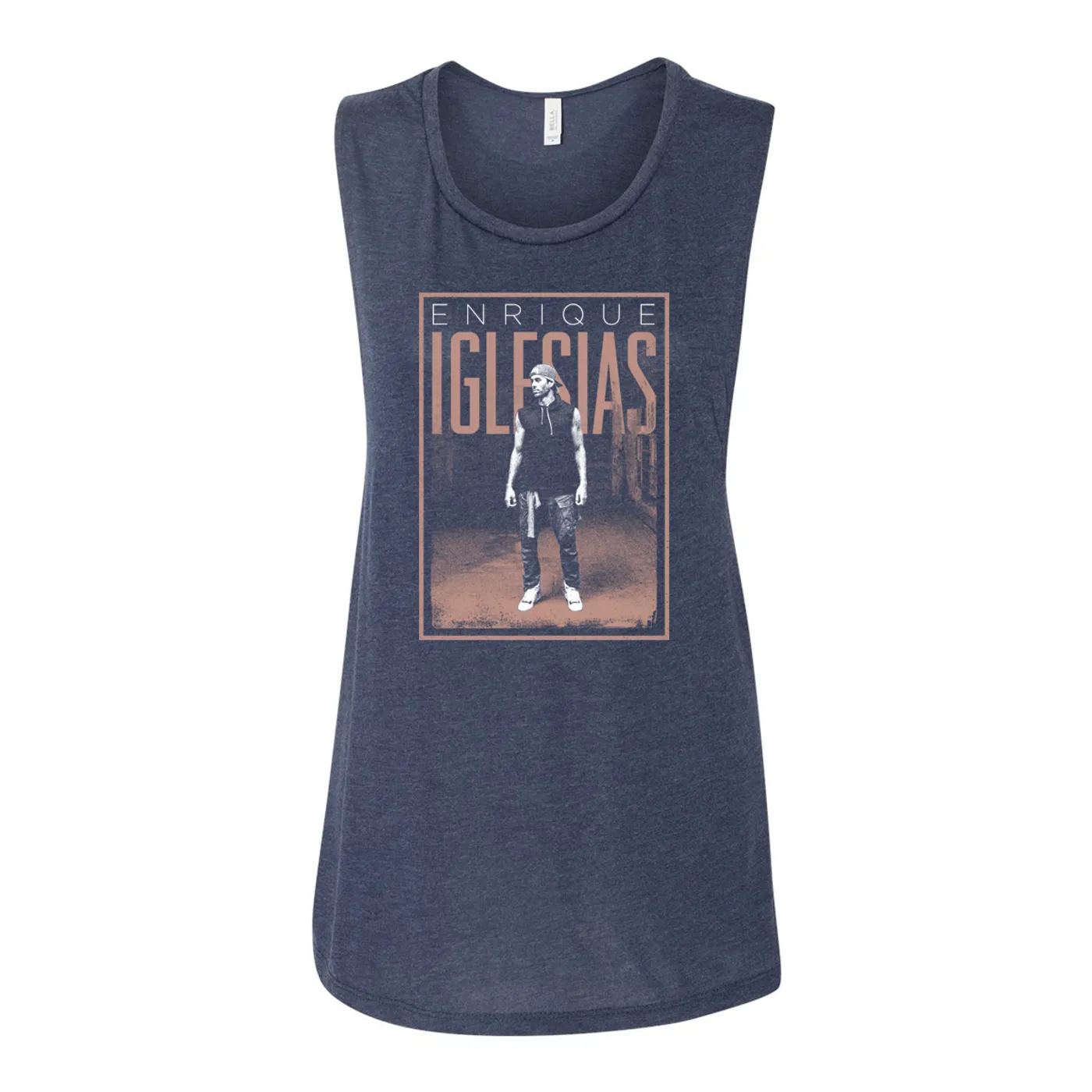Enrique Iglesias Ladies Photo Muscle Tank