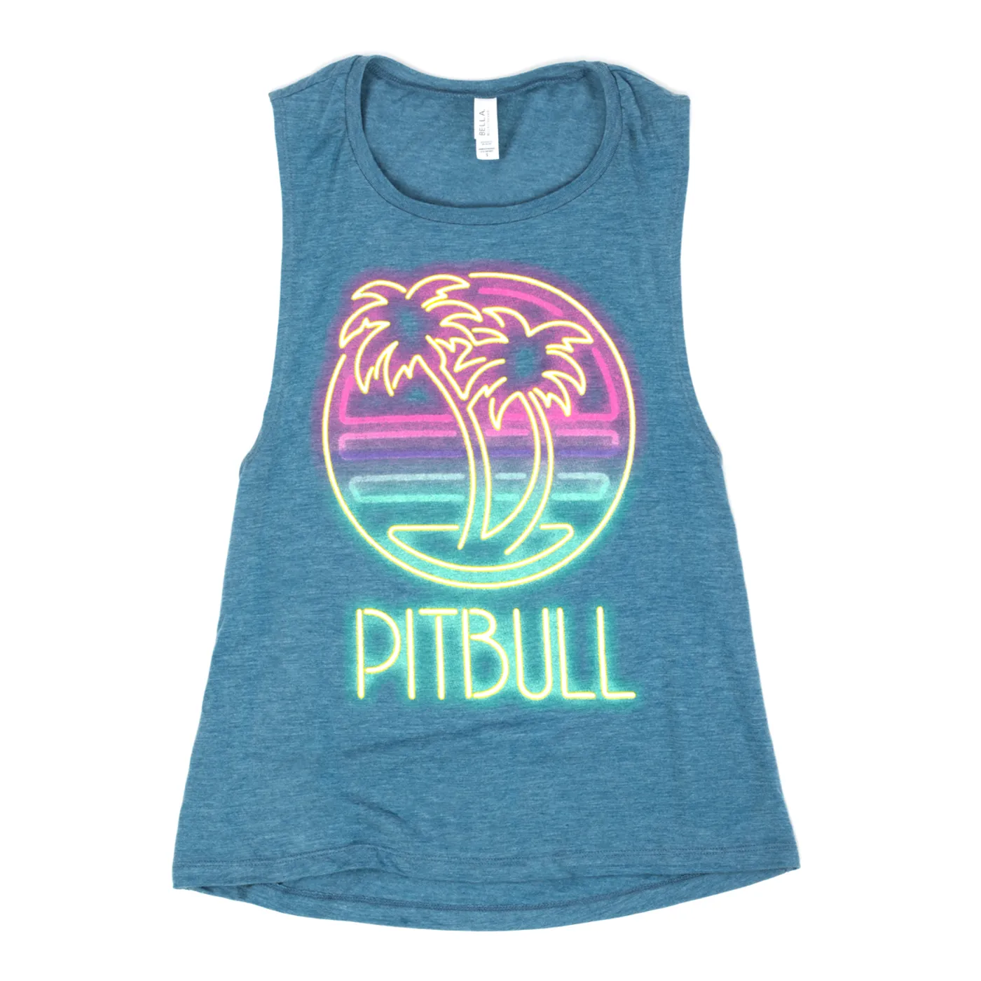 Pitbull Palm Tree Muscle Tank