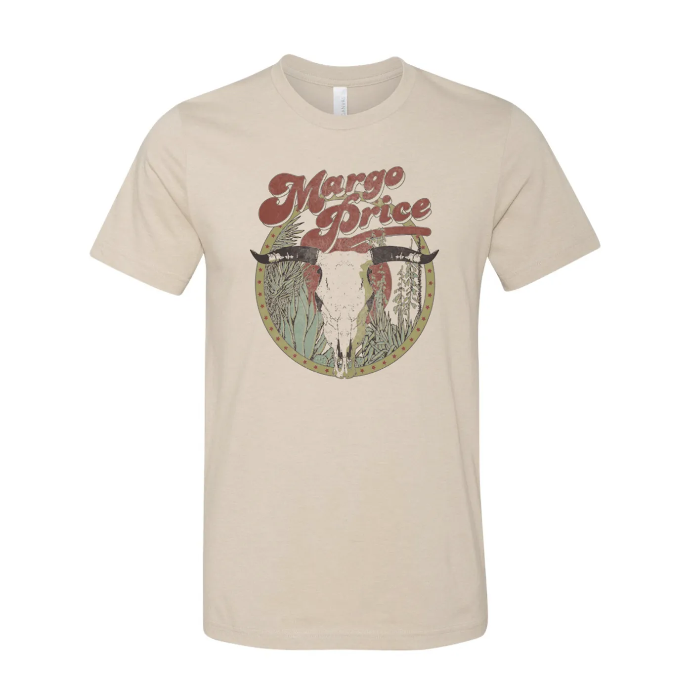Margo Price Desert Skull Cream T-Shirt