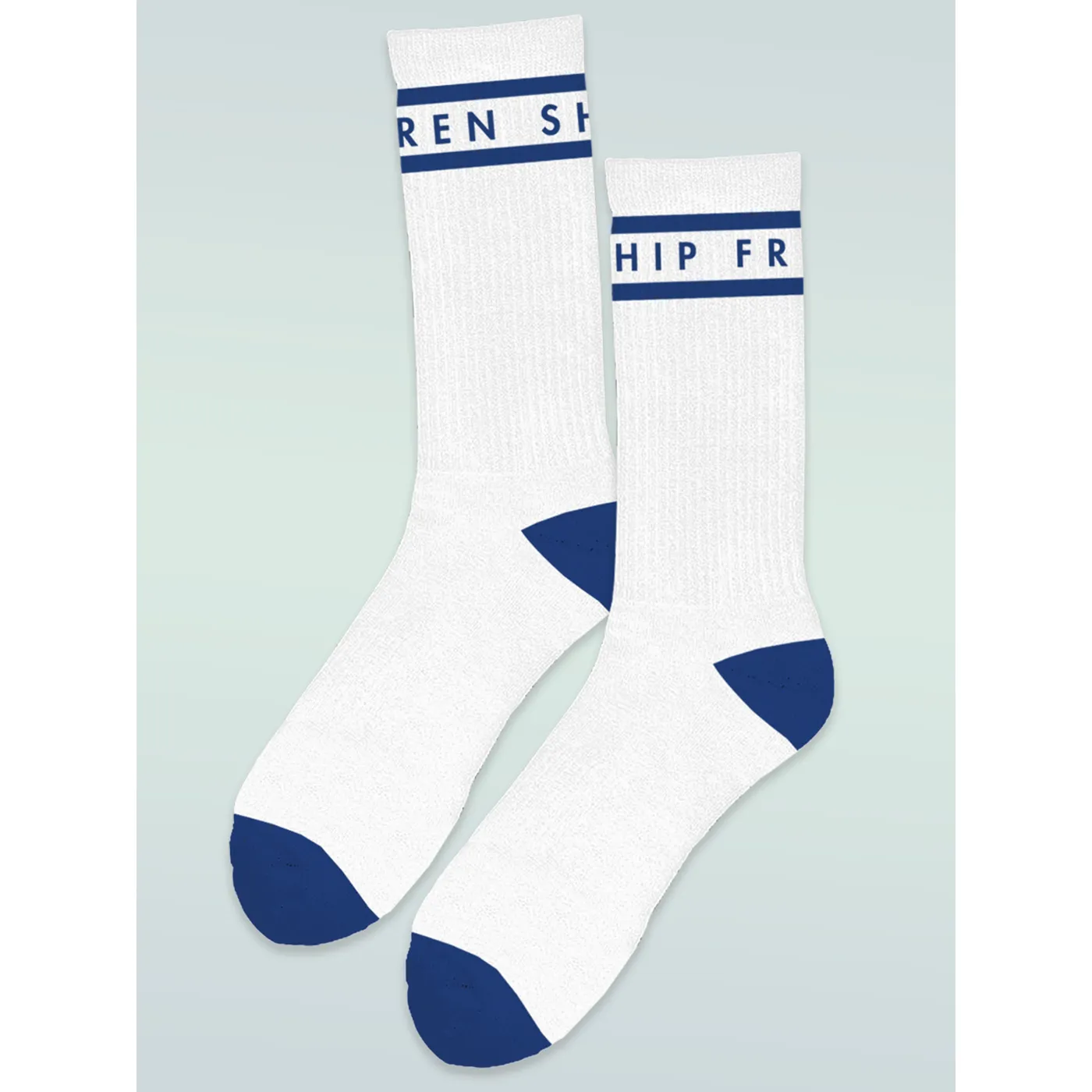 Frenship Crew Socks - White