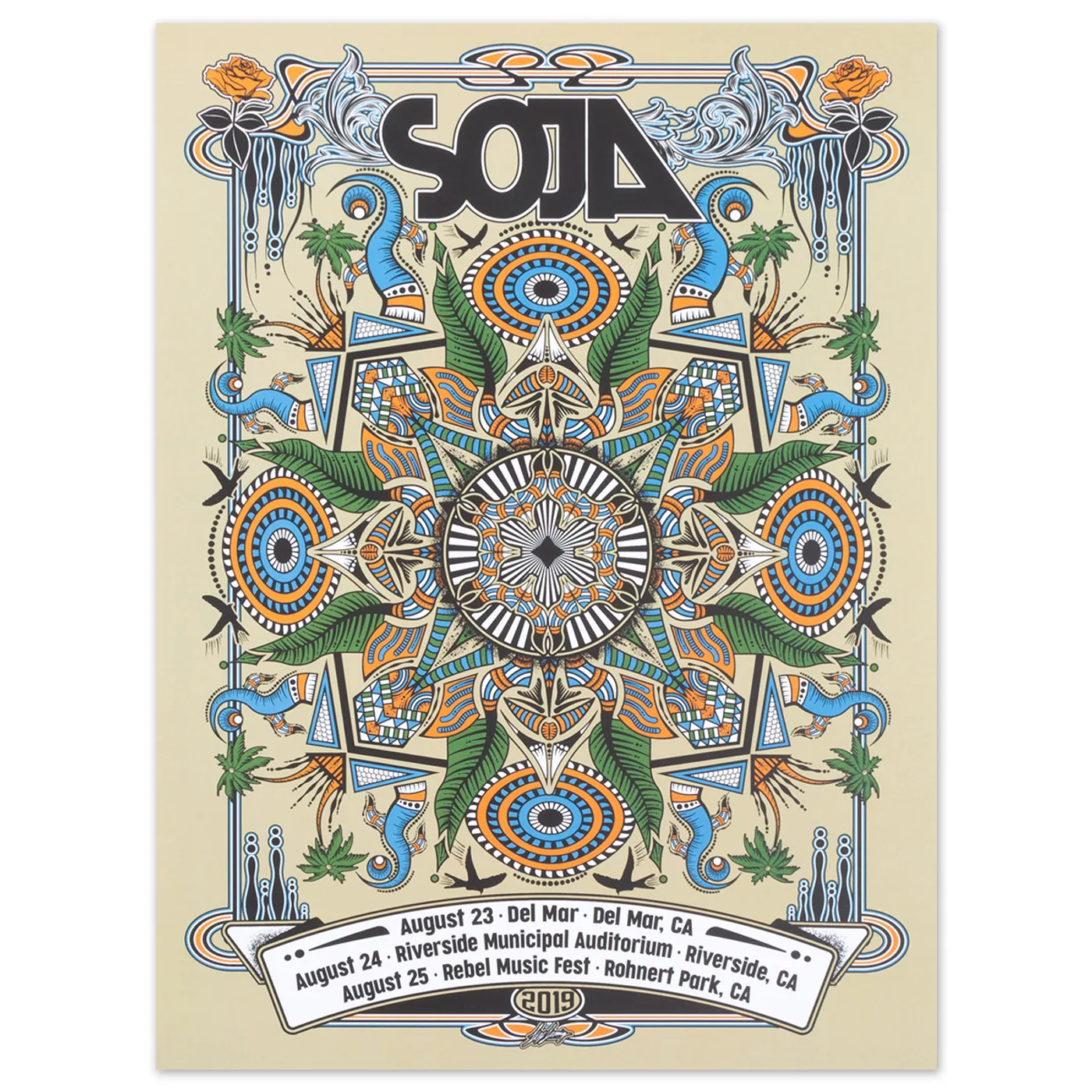 SOJA California Run Poster