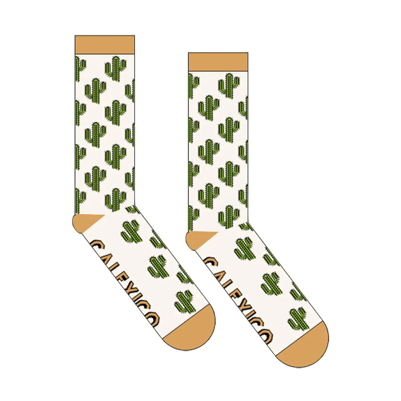 Calexico Cactus Socks (Beige)