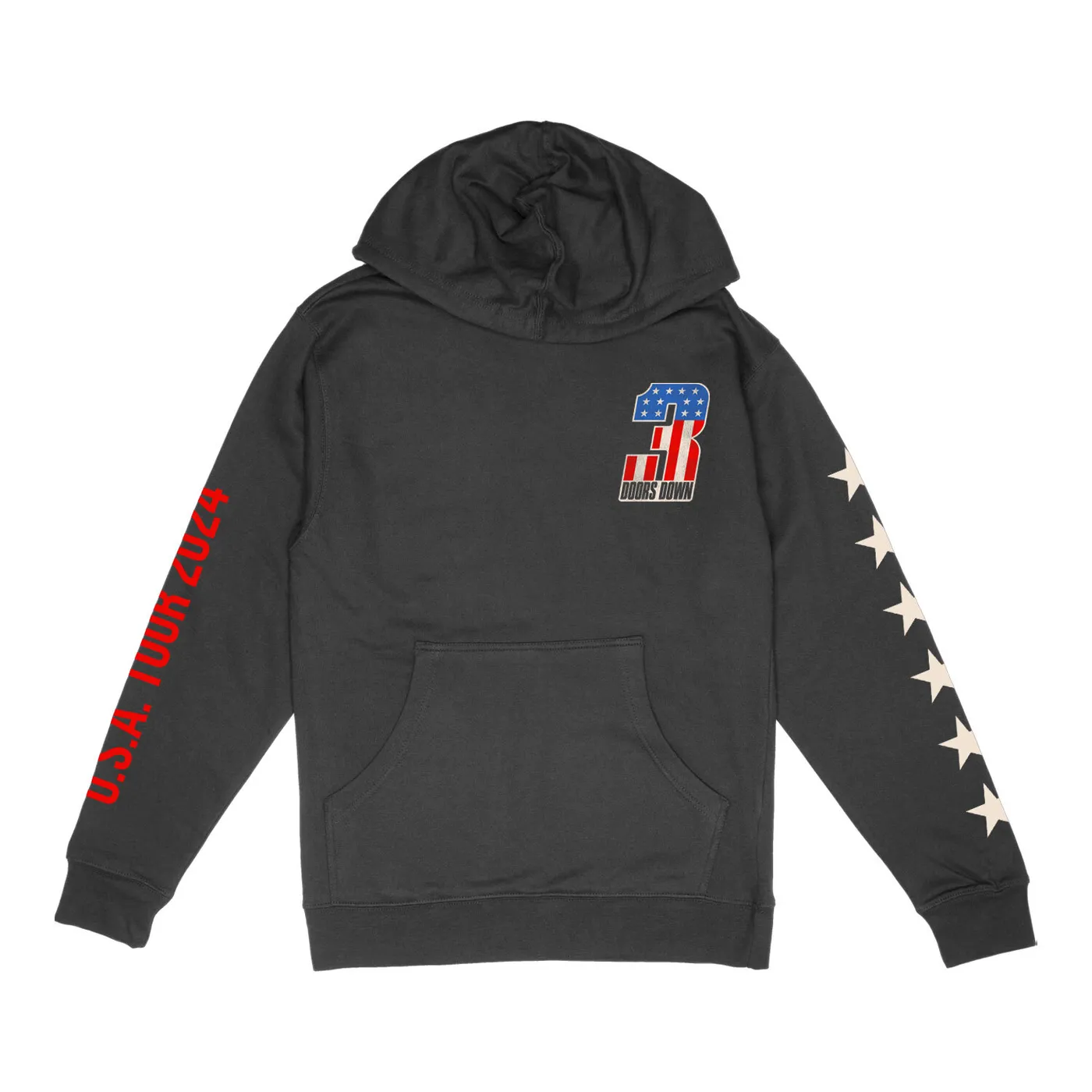 3 Doors Down "3" Tour Hoodie 2024