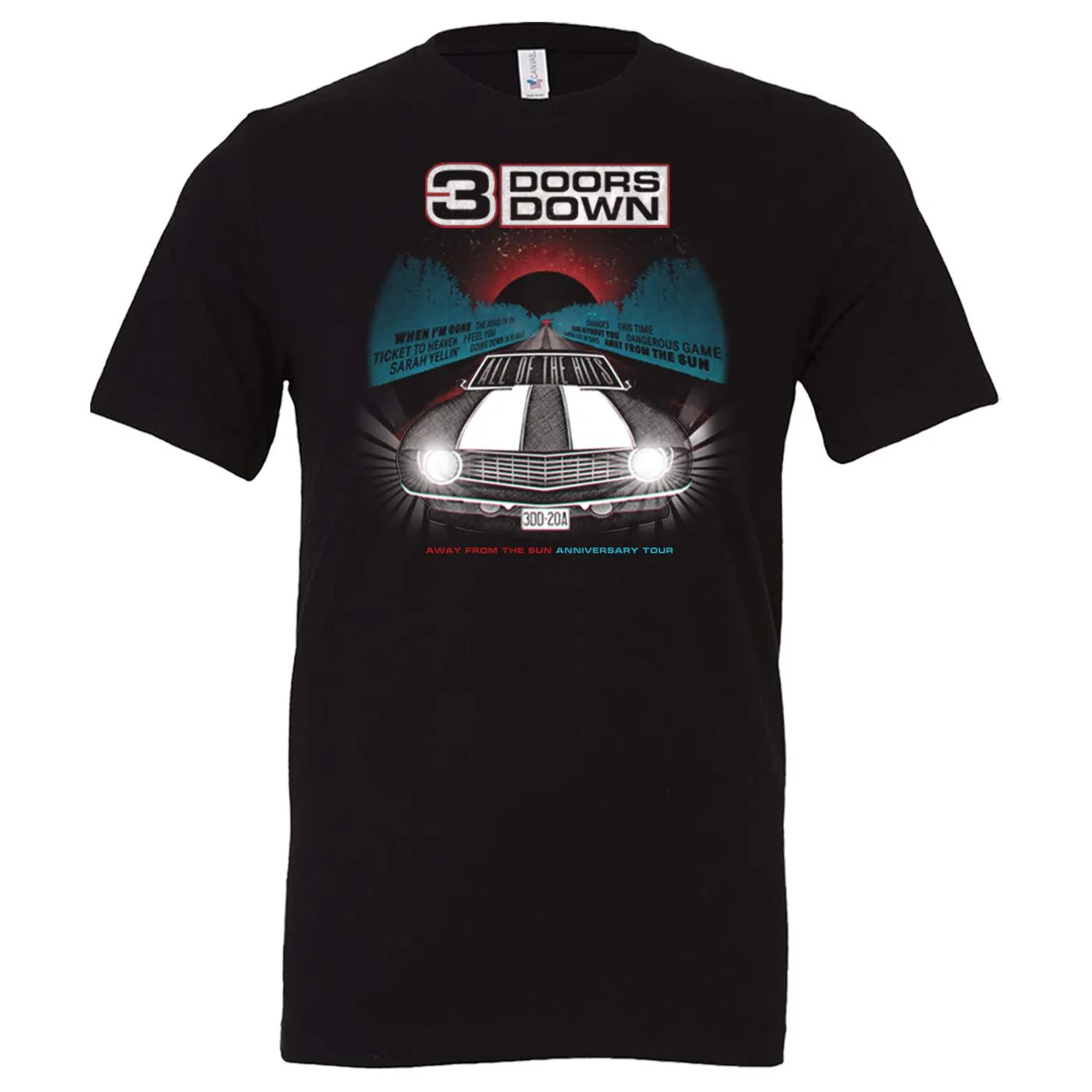 3 Doors Down Muscle Car Tour Tee