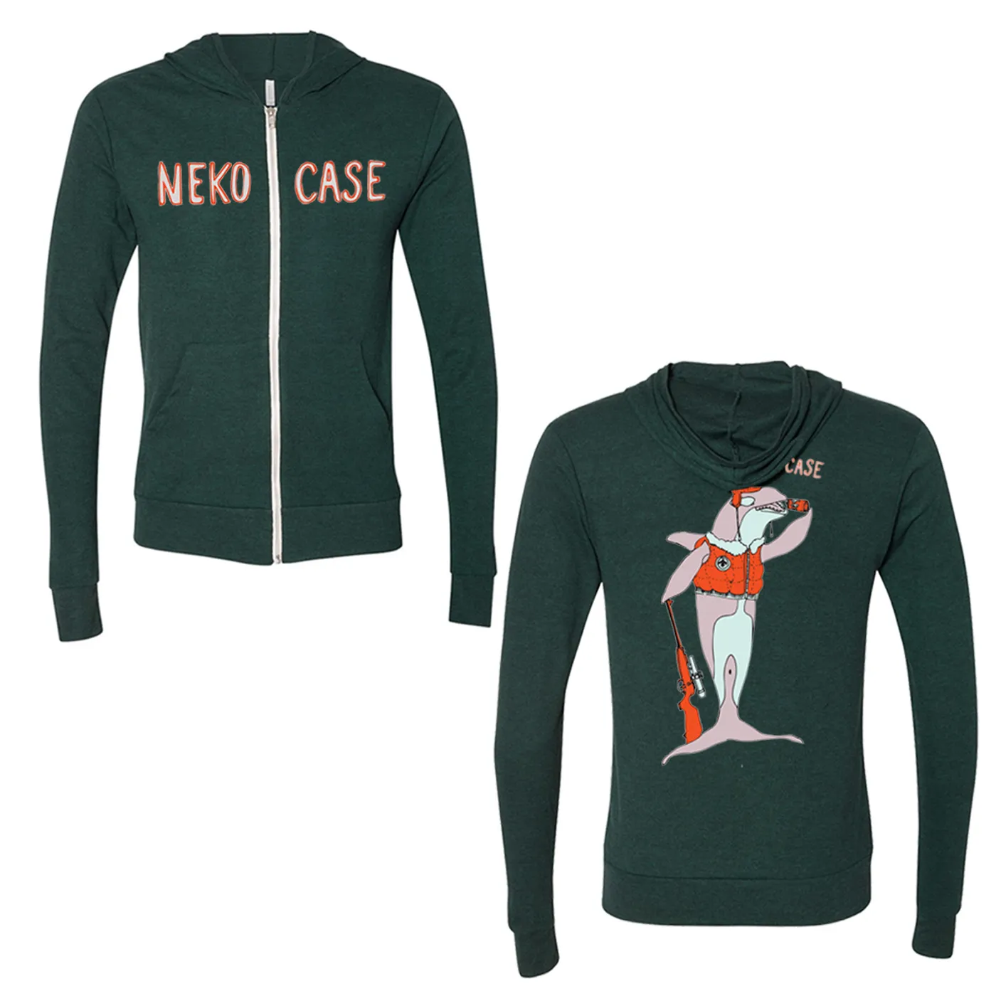 Neko Case Orca Zip Hoodie