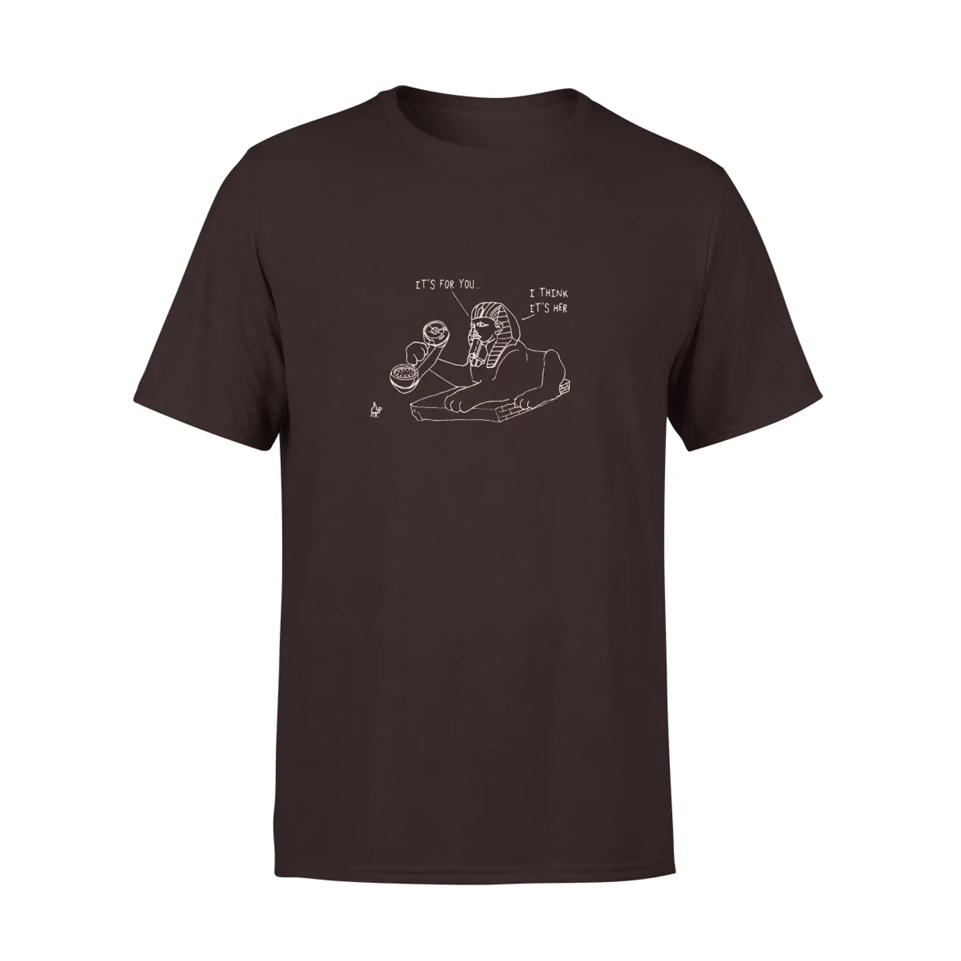 Neko Case Pyramid Phone Tee - Mens (Brown)