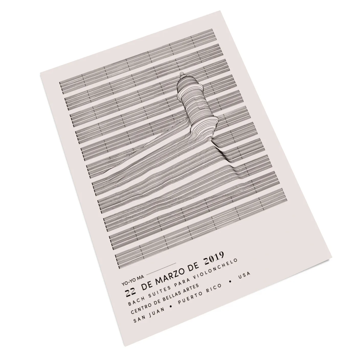 Yo-Yo Ma Bach Project in Puerto Rico 2019 Poster