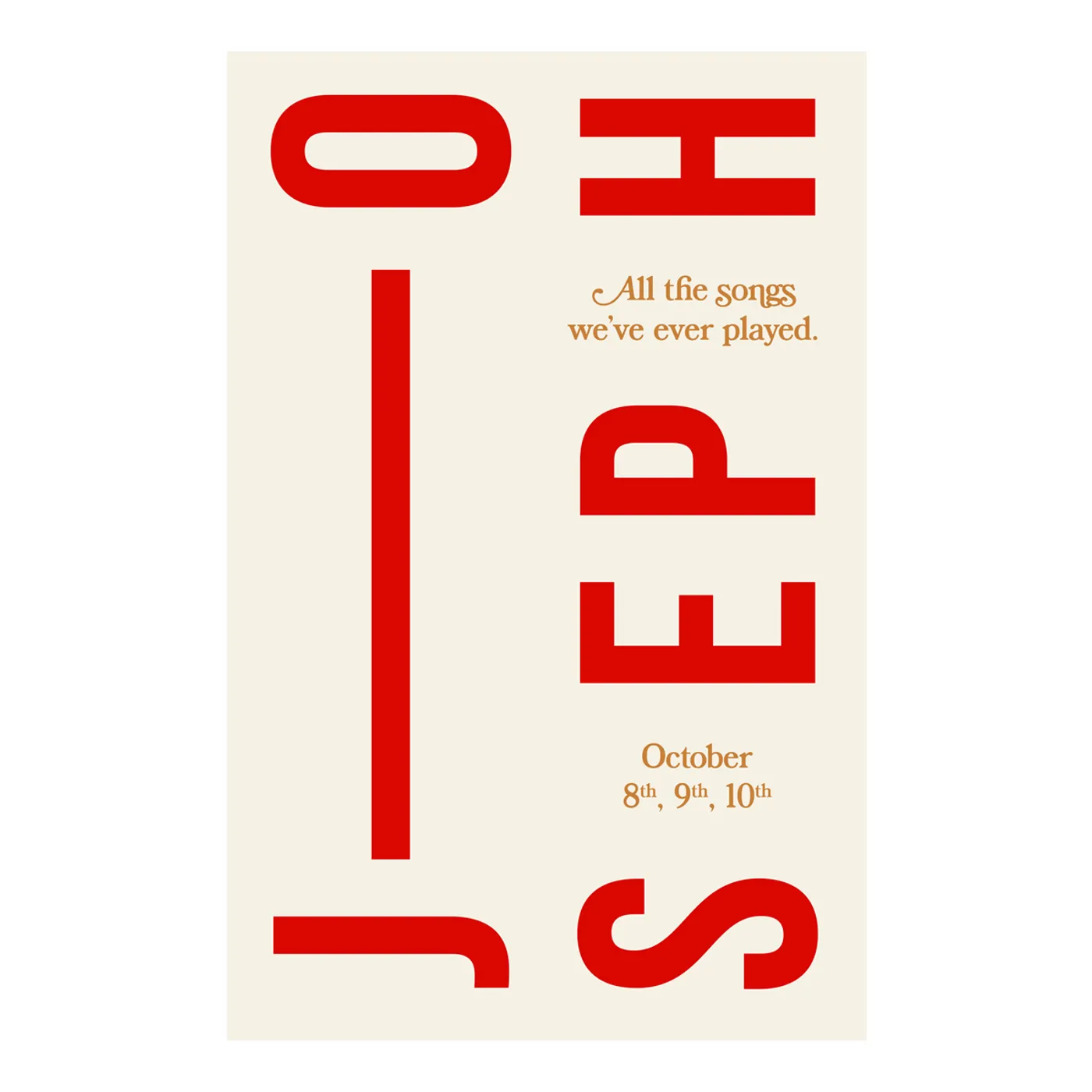 Joseph 2020 Live Stream Poster