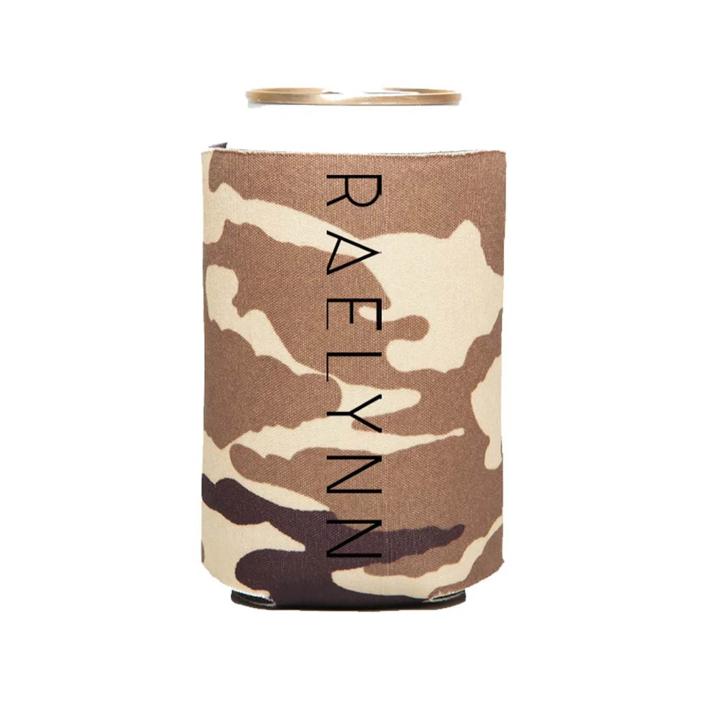 RaeLynn Logo Drink Cooler - Tan Camo