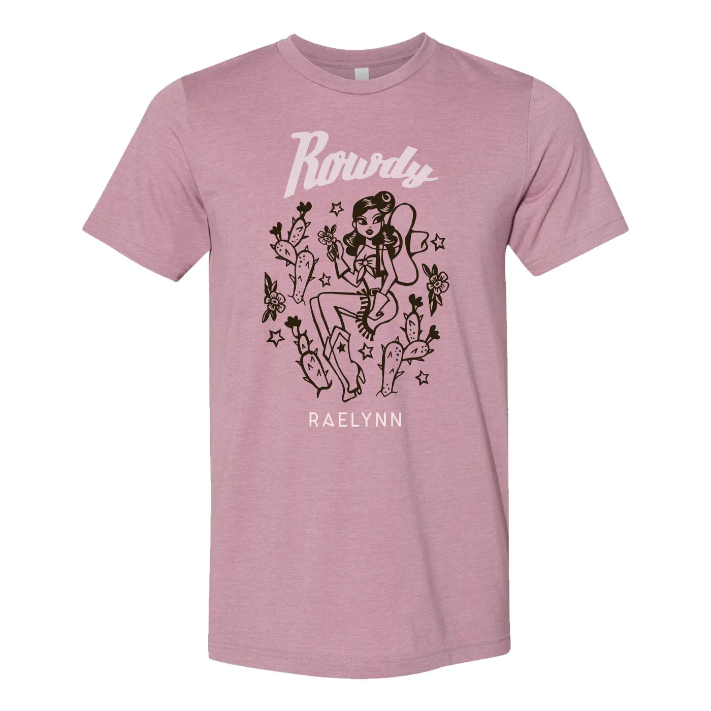 RaeLynn Rowdy Tee - Heather Orchid
