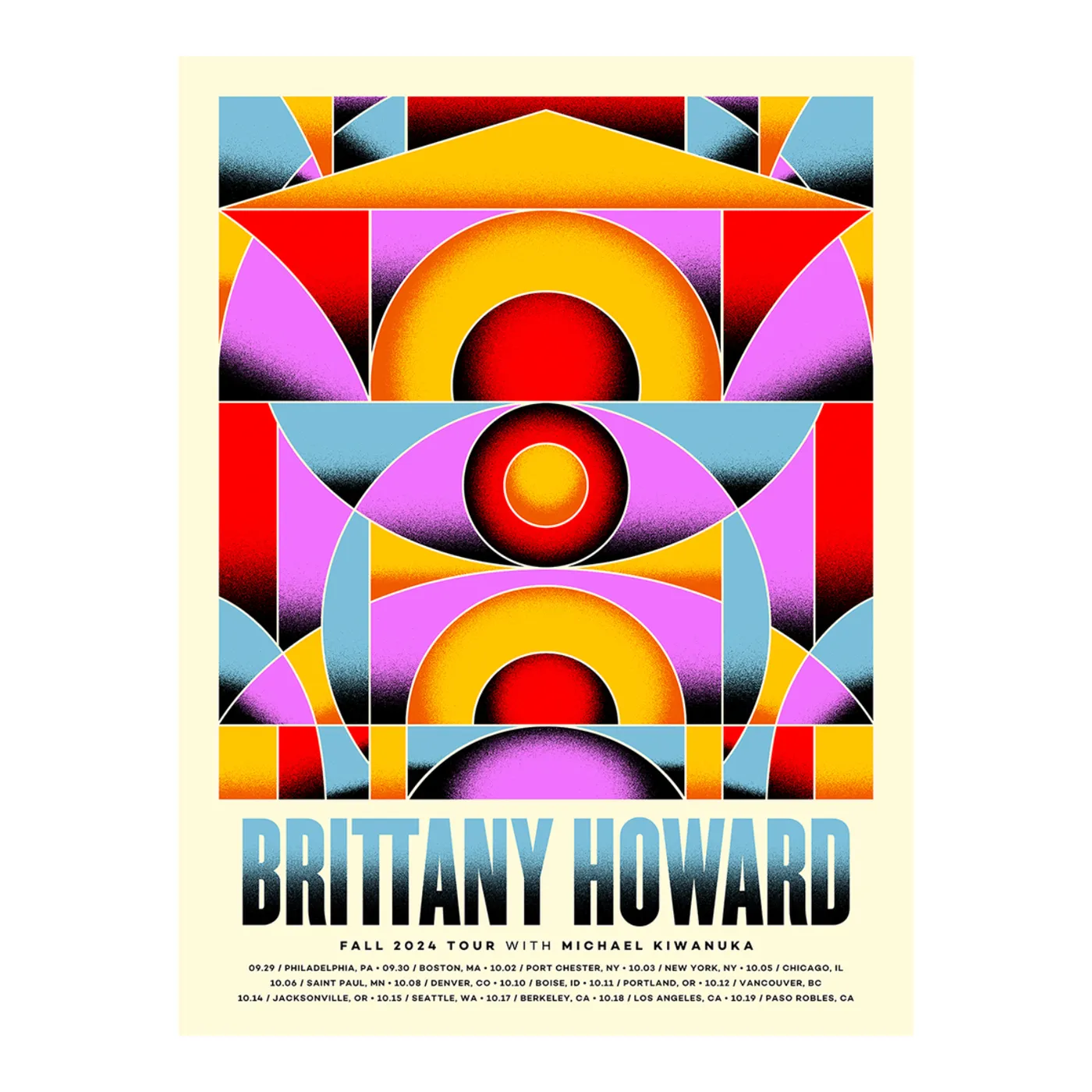 Brittany Howard 2024 Fall Tour Poster